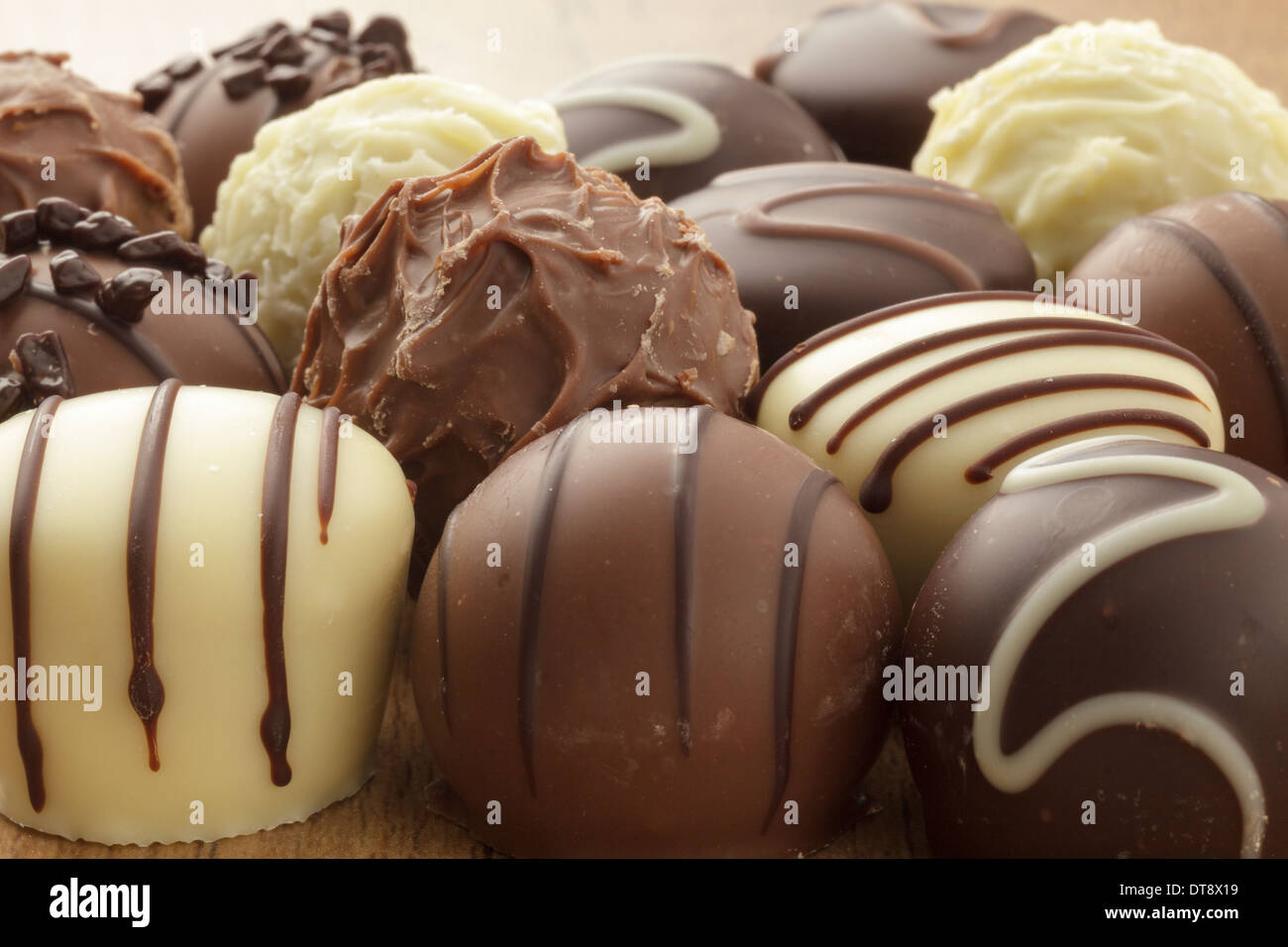 Chocolats Banque D'Images