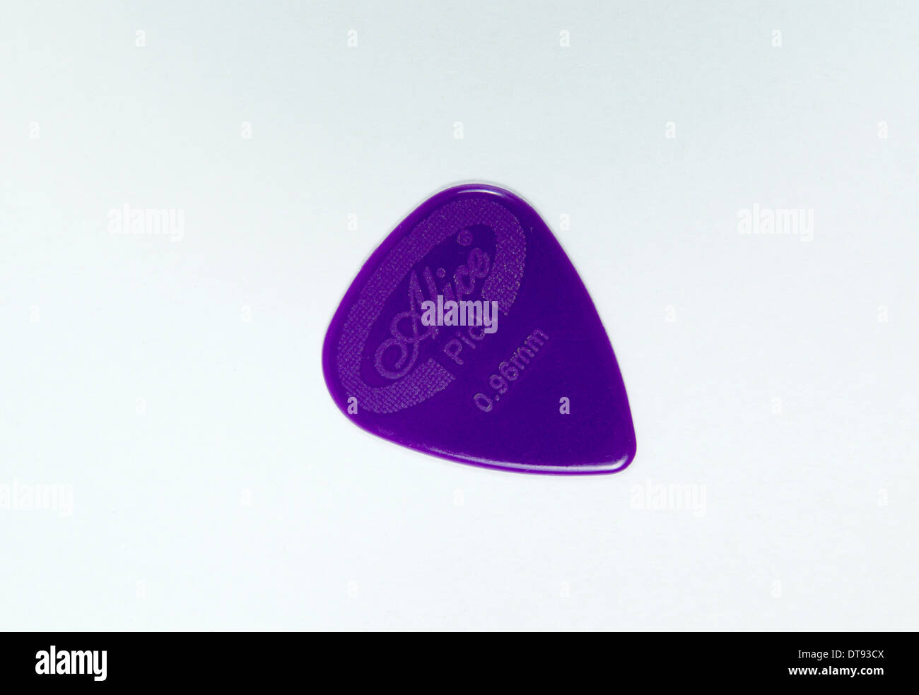 Ou plectre Pick pour jouer des instruments de musique à cordes Banque D'Images