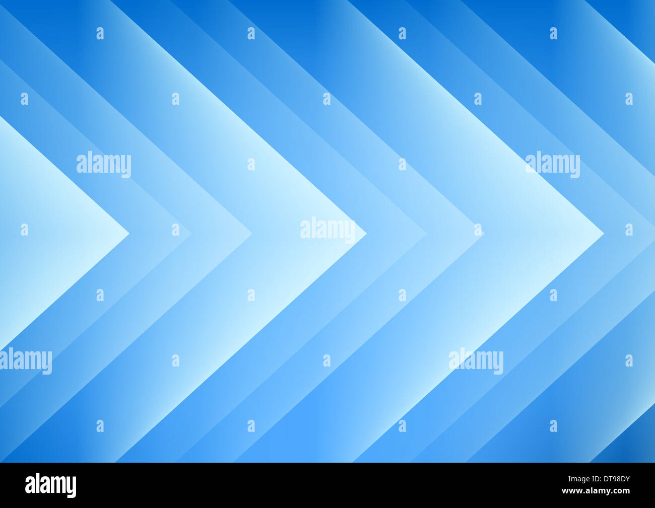 Abstract blue arrows background Banque D'Images