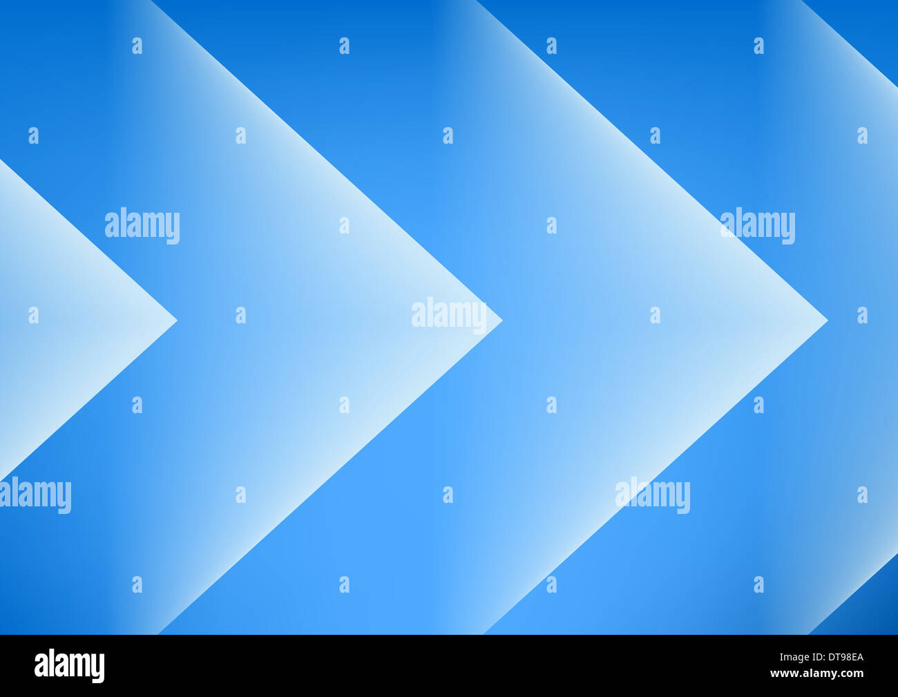 Abstract blue arrows background Banque D'Images