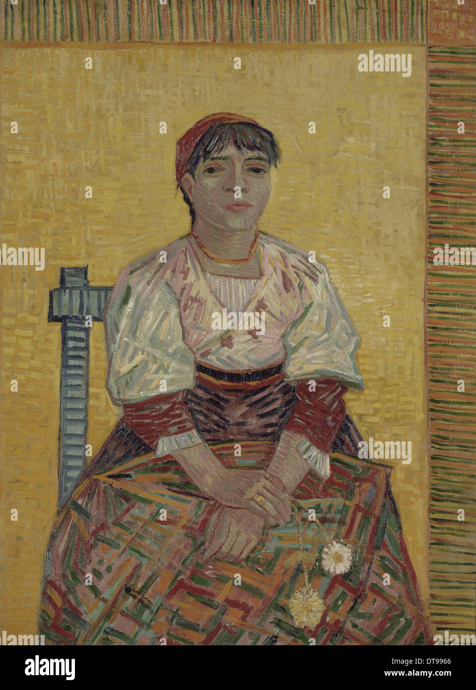 La femme italienne, 1887. Artiste : van Gogh, Vincent, (1853-1890) Banque D'Images