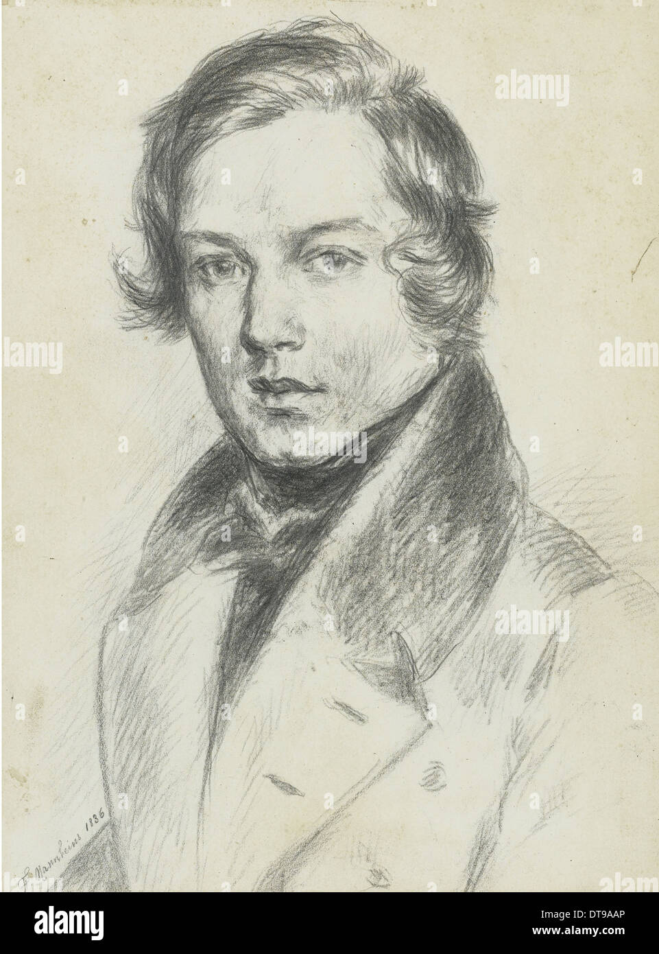 Robert Schumann (1810-1856), 1836. Artiste : Mannheim, F. (1830) actif Banque D'Images