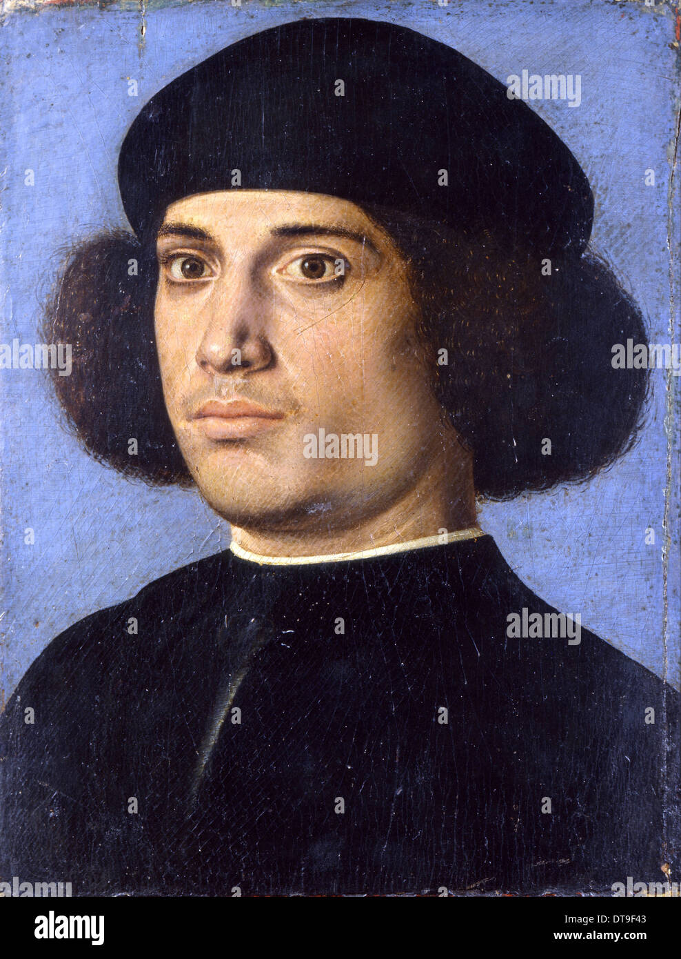 Portrait d'un homme, début 16 cen.. Artiste : Andrea Previtali, (ca 1480-1528) Banque D'Images