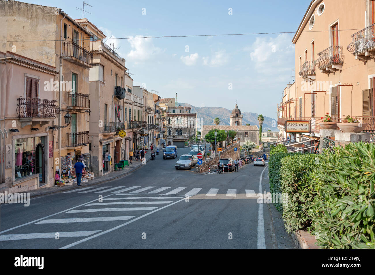 Taormina , Sicile , Italie Banque D'Images