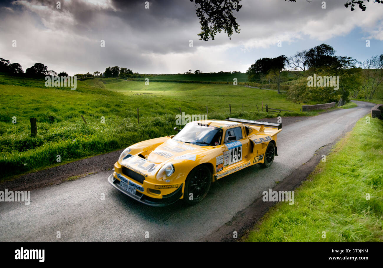 Le Jim Clark Rally dans les Scottish Borders Banque D'Images