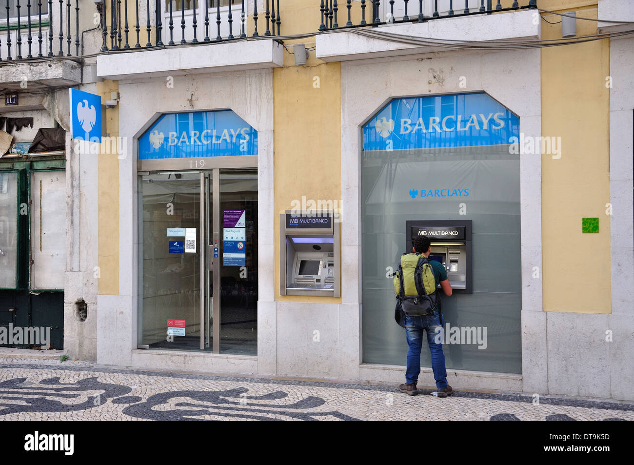 La Banque Barclays, l'Avenida da Republica, quartier de Baixa, Lisbonne, région de Lisbonne, Portugal, District Banque D'Images