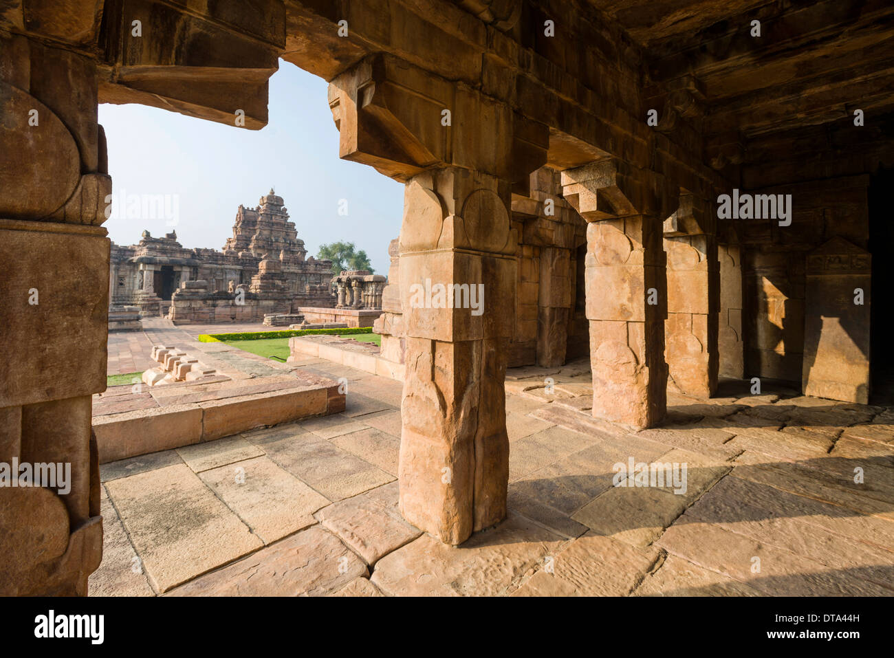 Temple de Virupaksha, UNESCO World Heritage Site, Hampi, Karnataka, Inde Banque D'Images