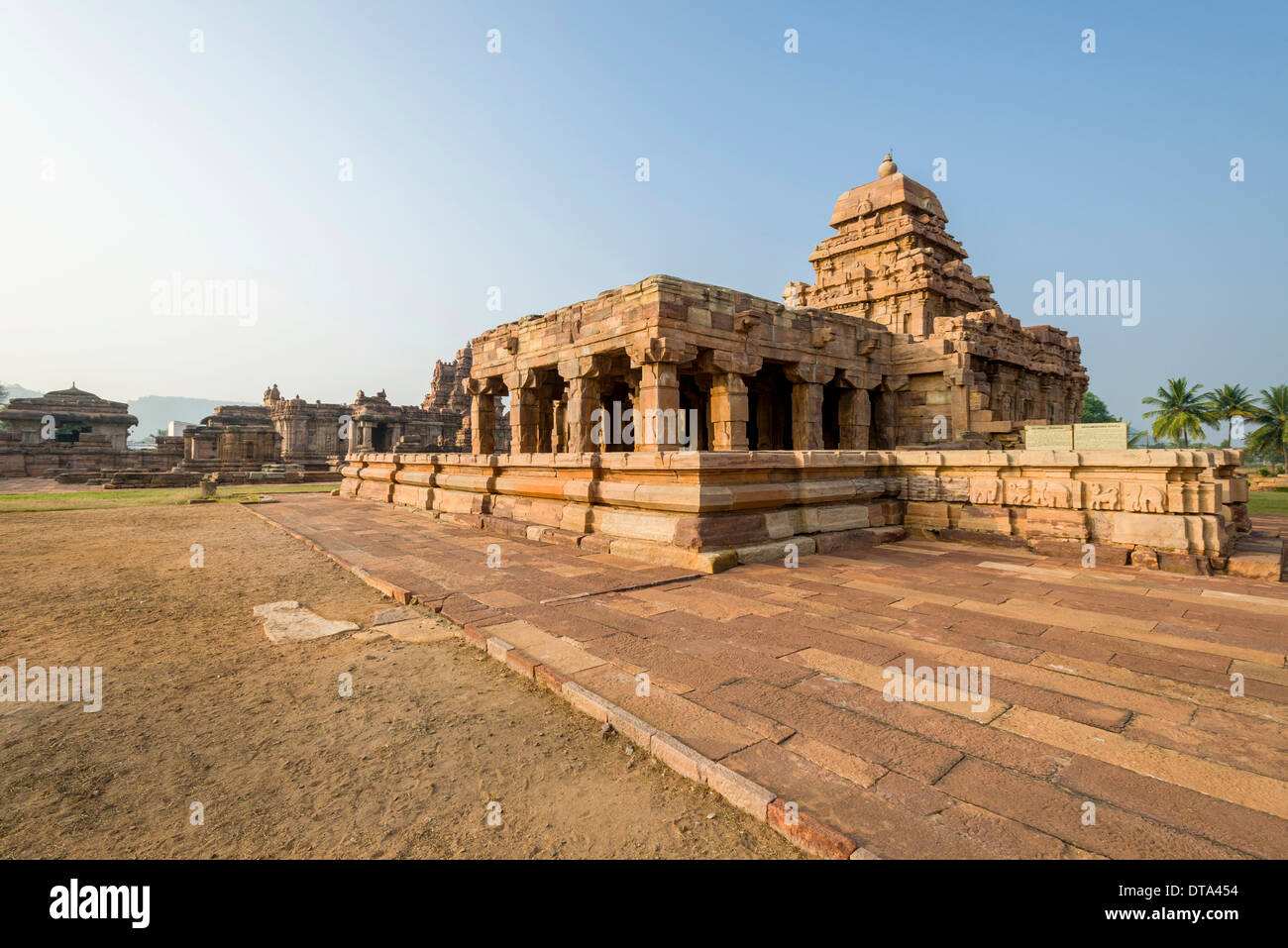 Pattadakal Sangameswara, Temple, Karnataka, Inde Banque D'Images