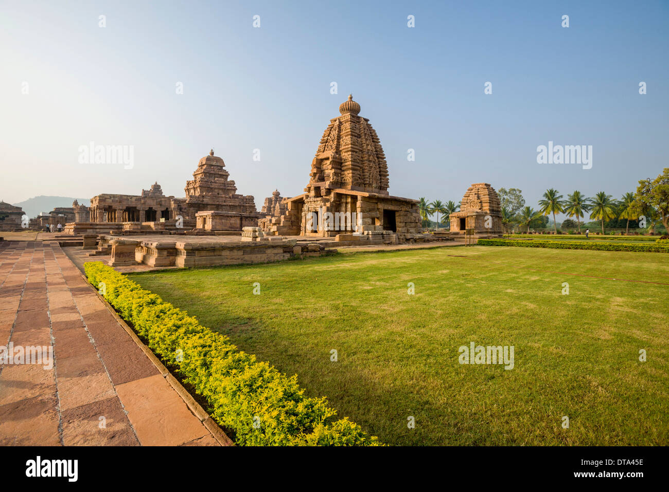 Galaganath, Temple Pattadakal, Karnataka, Inde Banque D'Images