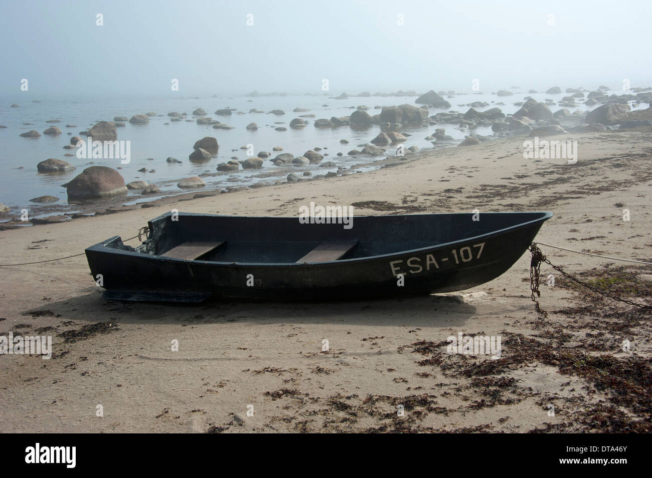 Voile sur la côte, Vainupea, l'Estonie, Pays Baltes Banque D'Images