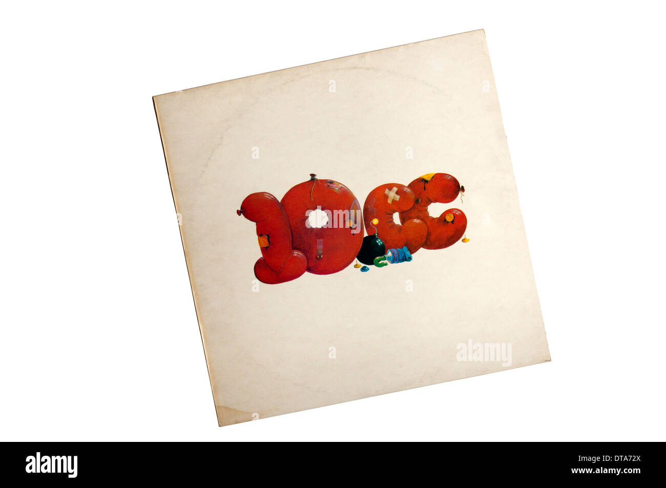 10cc a été le premier album par groupe de rock anglais 10cc en 1973. Banque D'Images