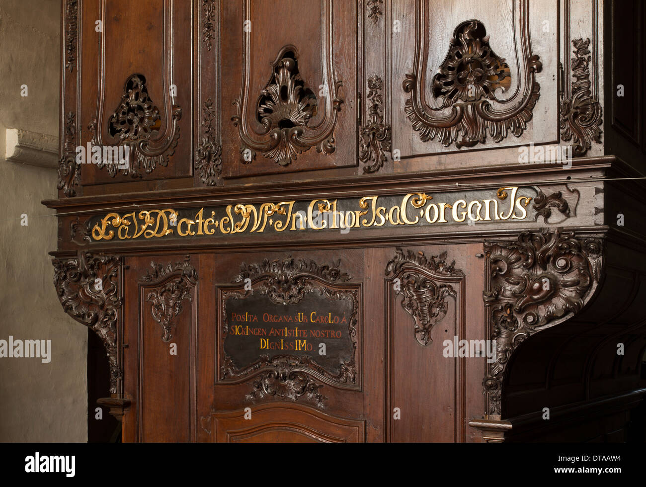 Kornelimünster, Probsteikirche Kornelius St. Banque D'Images