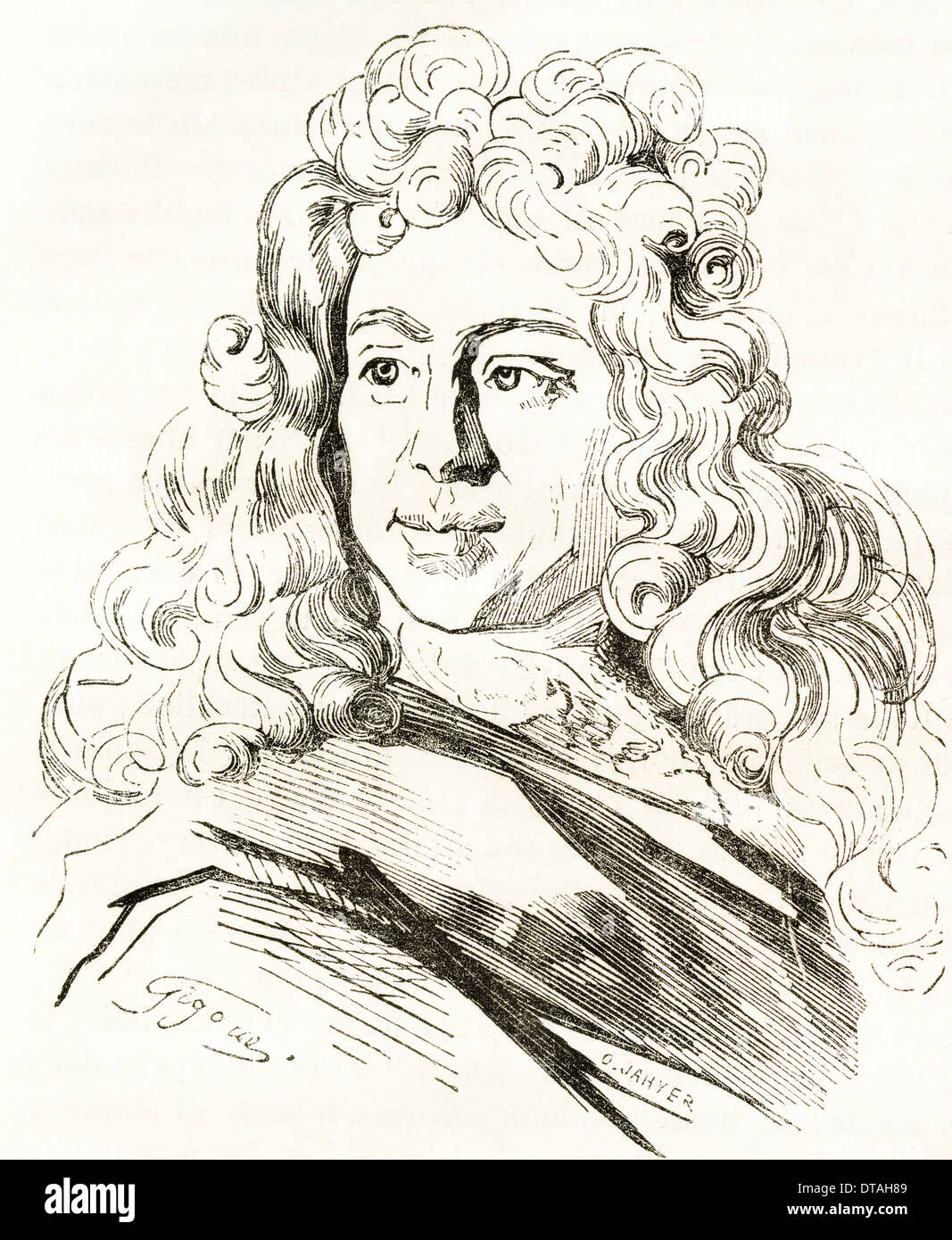 Isaac de Benserade, 1613 - 1691. Poète français. Banque D'Images