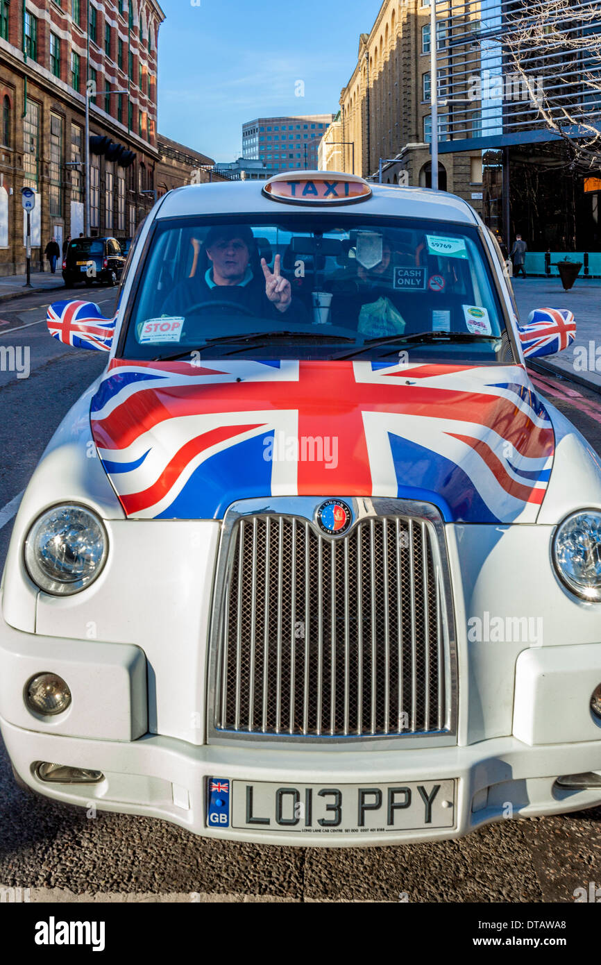 Taxi Londres, Southwark, Londres, Angleterre Banque D'Images