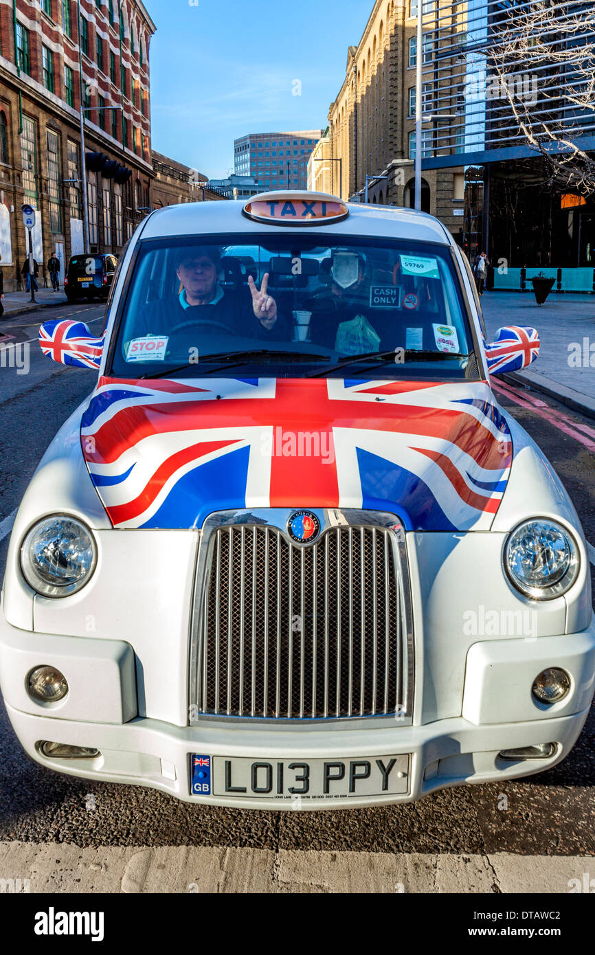 Taxi Londres, Southwark, Londres, Angleterre Banque D'Images