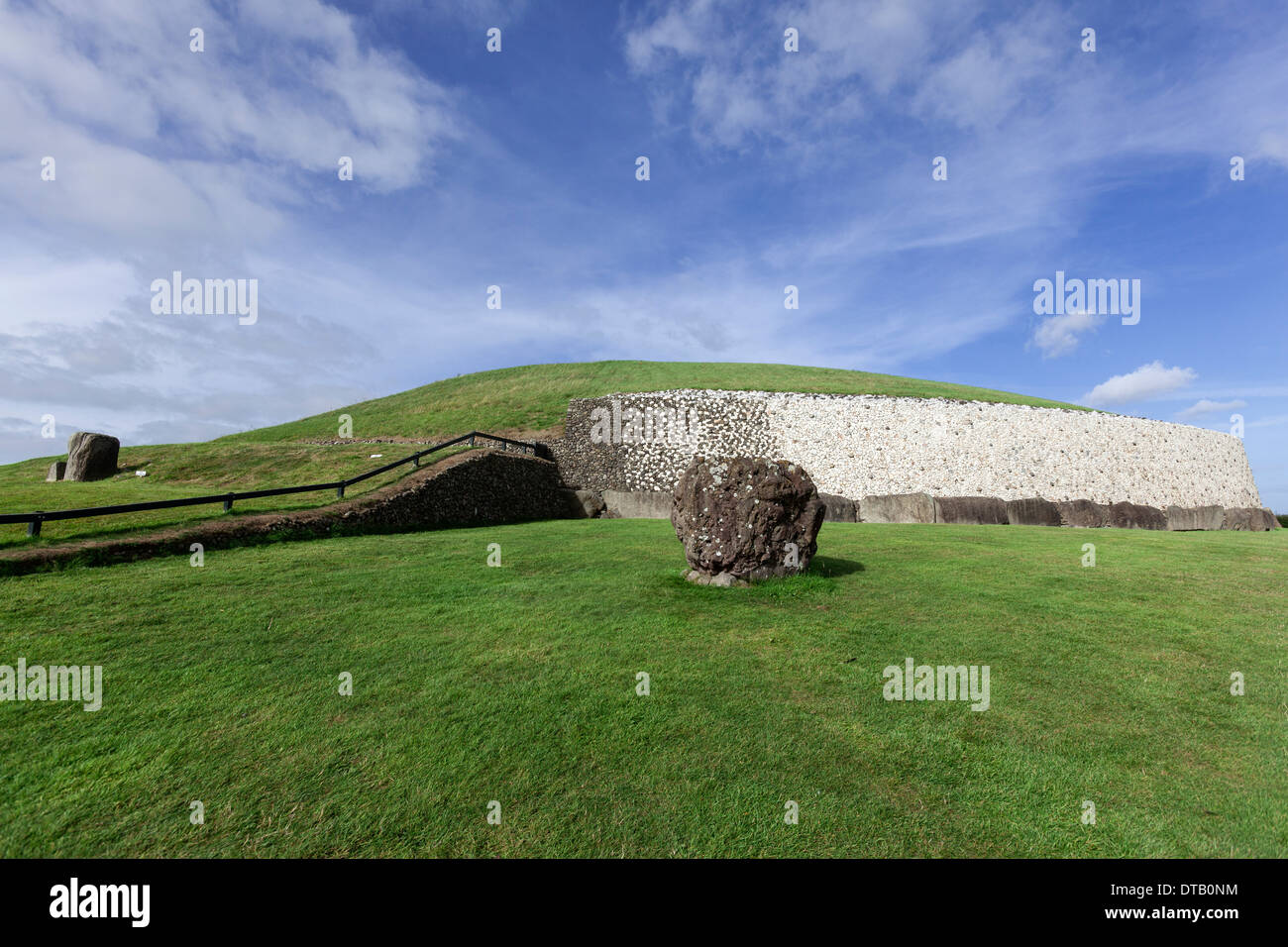 Newgrange, monument préhistorique, UNESCO World Heritage Site. Banque D'Images