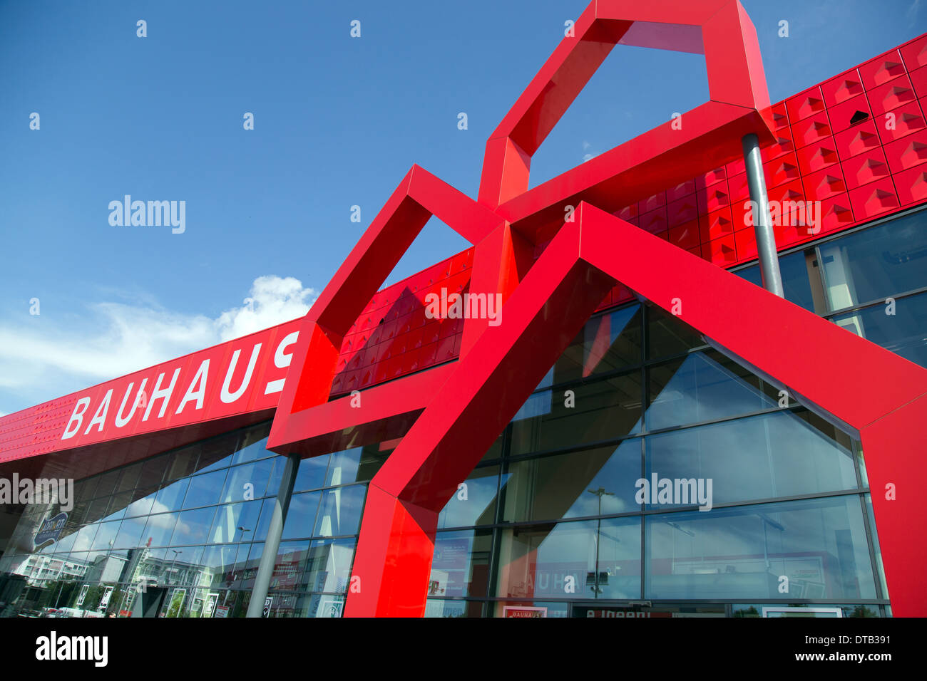 Bremen, Allemagne, bricolage Bauhaus chaîne Banque D'Images