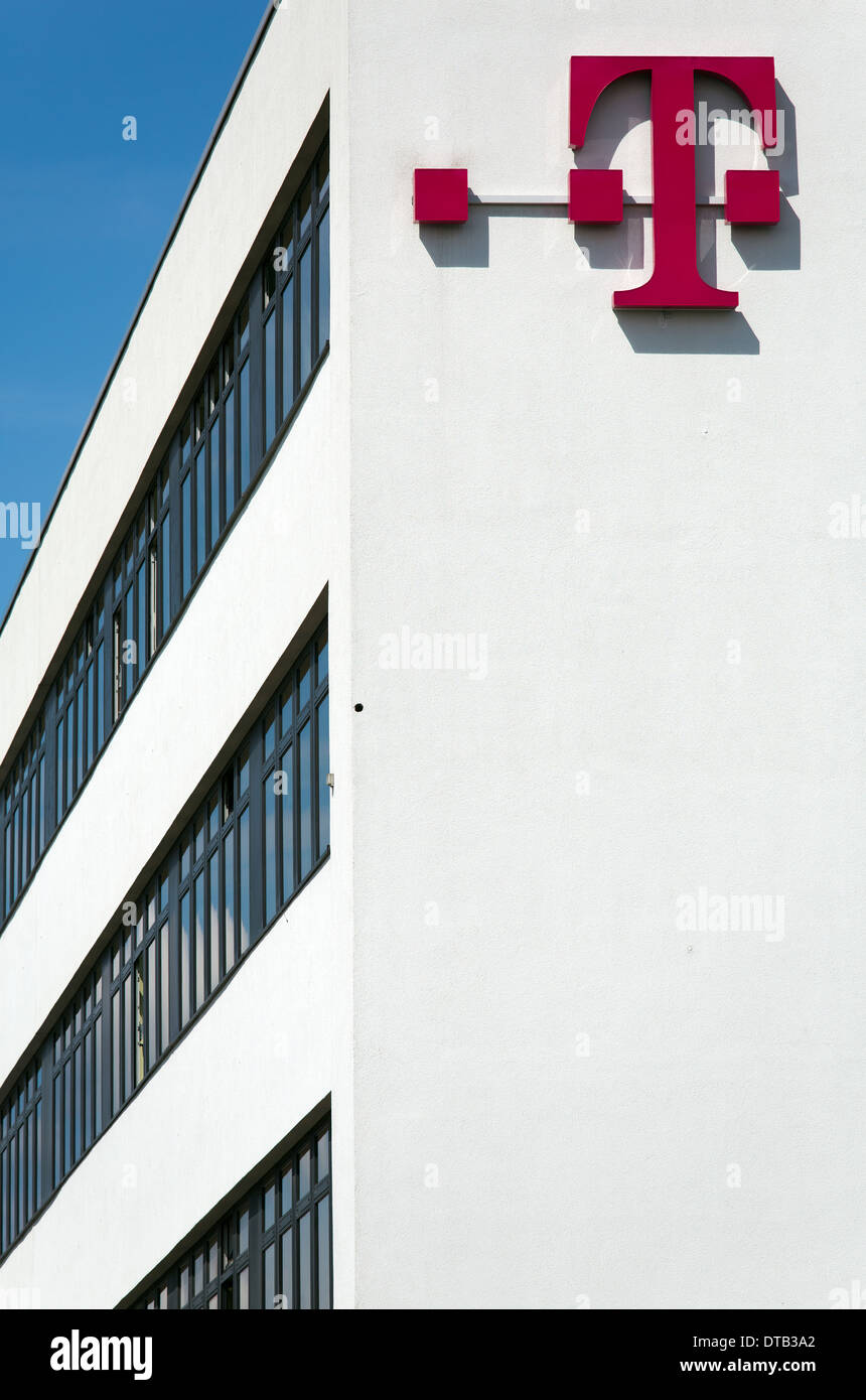 Bremen, Allemagne, Bâtiment Administratif de Deutsche Telekom Banque D'Images