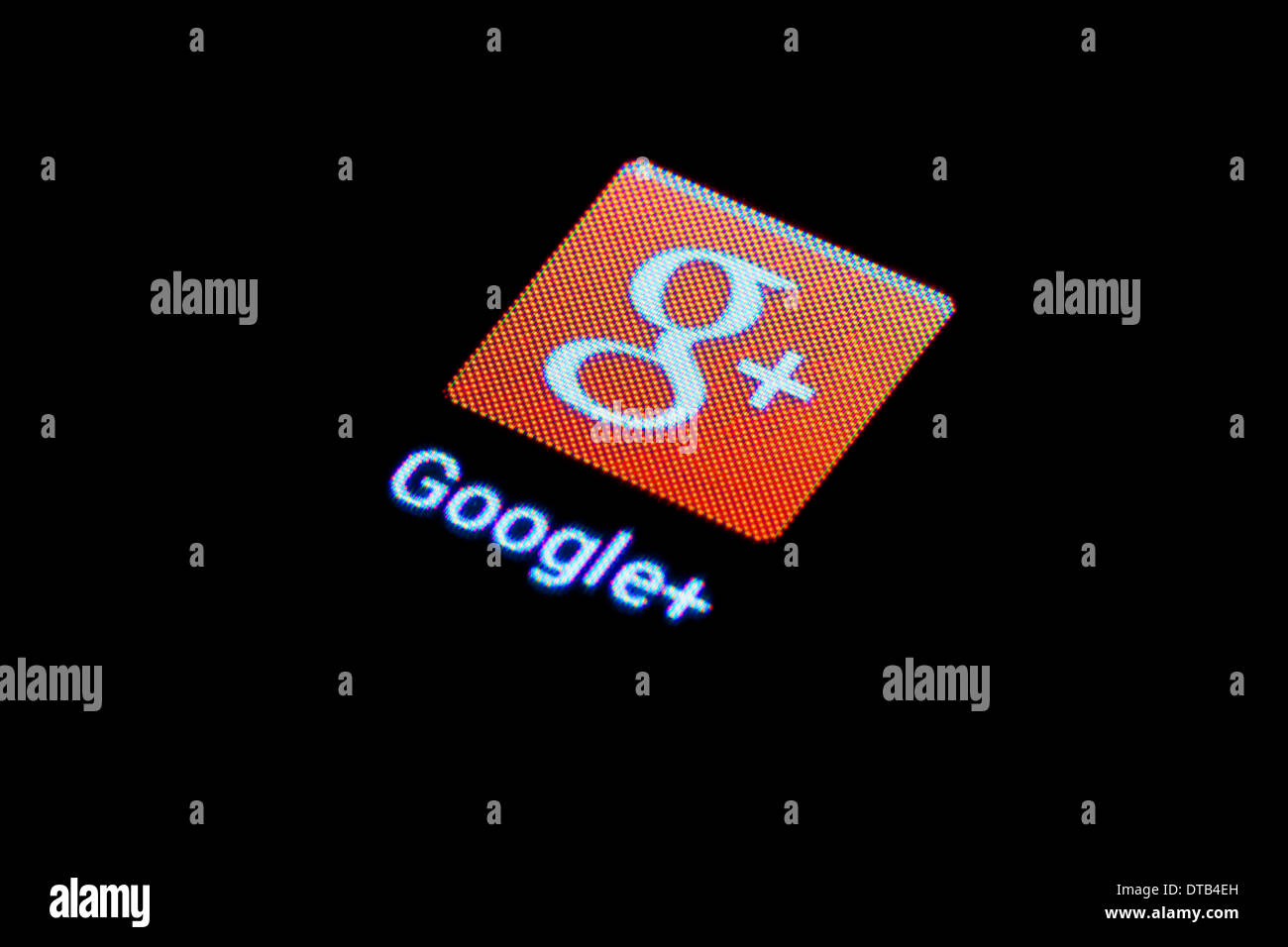 Berlin, Allemagne, icône de l'application pour Google + sur un smartphone Banque D'Images