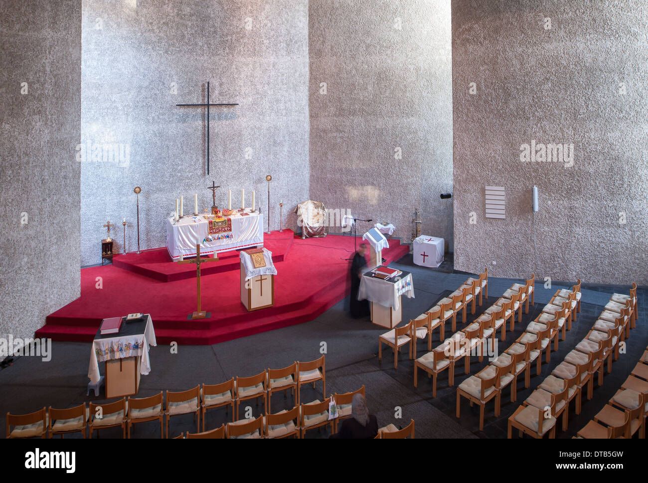 Berlin, Allemagne, la Dankeskirche à Berlin-Wedding par Fritz Bornemann Banque D'Images