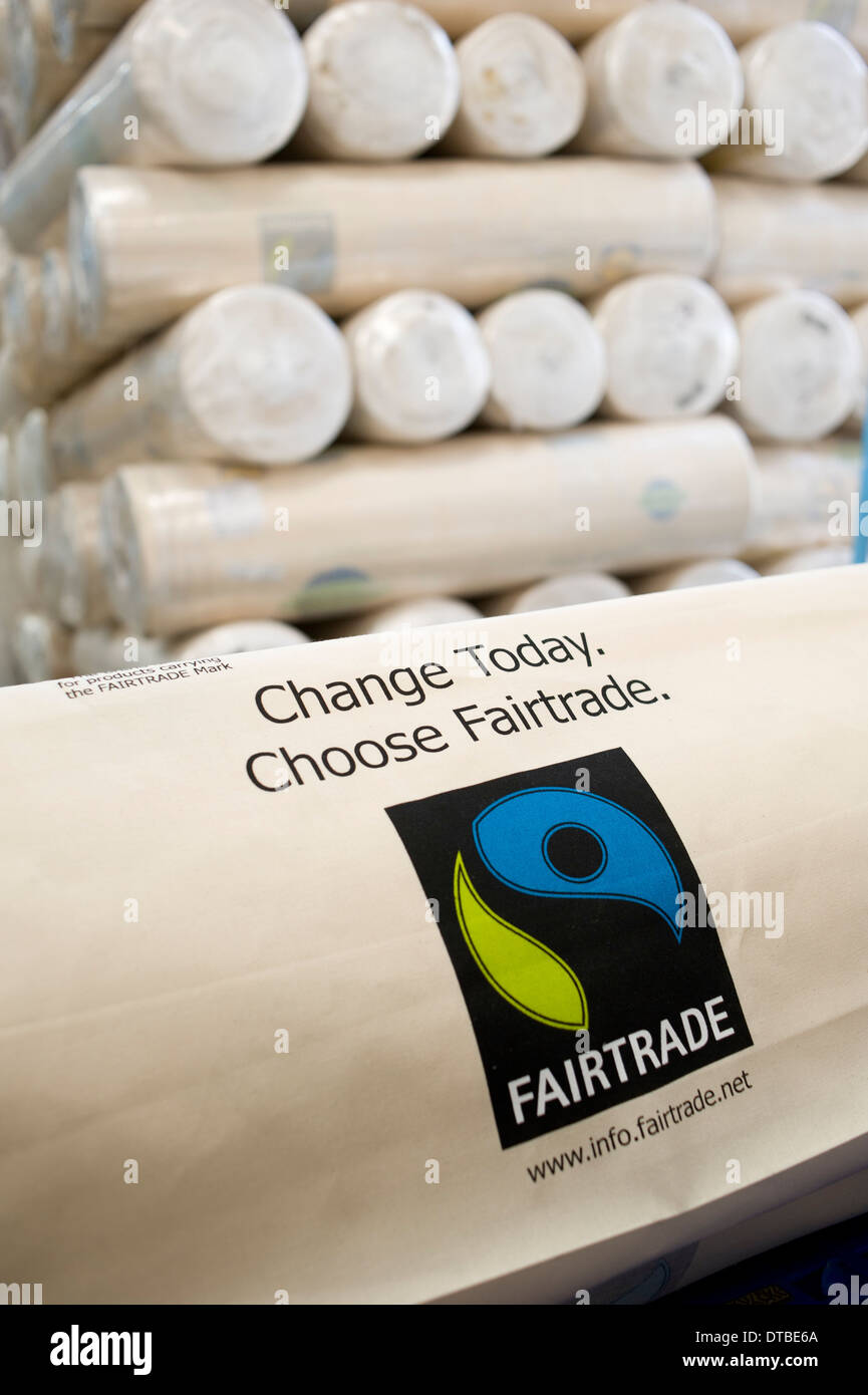 L'INDE Miraj , Esteam usine textile de produire des sacs en coton pour le commerce équitable dans les pays occidentaux de l'escompteur comme Lidl Banque D'Images