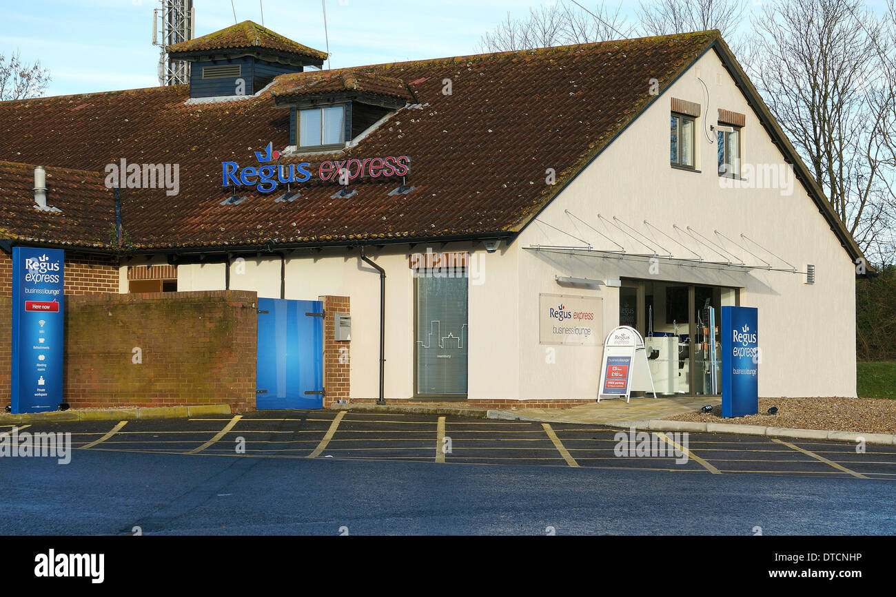 Membury Autoroute Berkshire Angleterre GO UK 2013 Banque D'Images