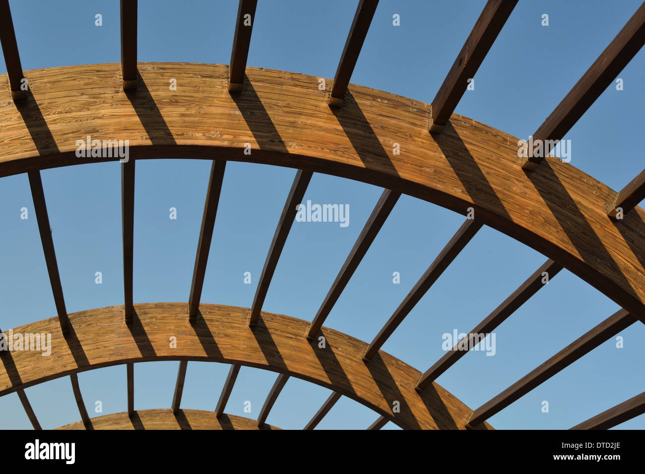 Résumé La construction bois Banque D'Images