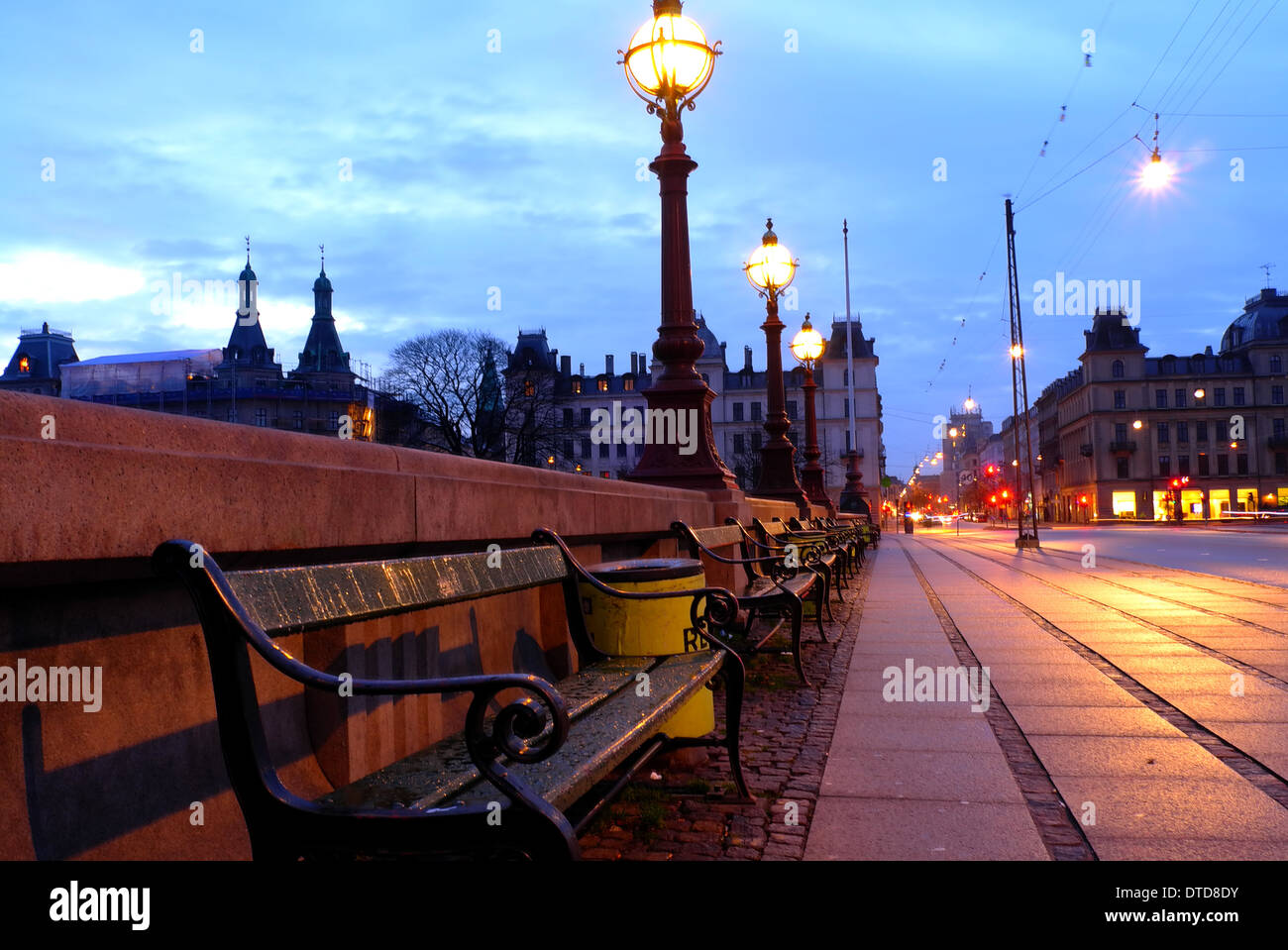 Copenhague, février 2014 Banque D'Images