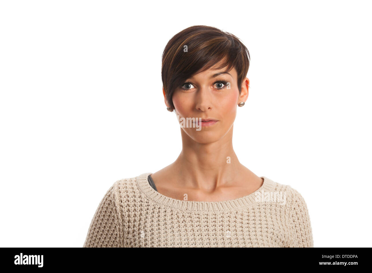 Portrait of a young woman Banque D'Images