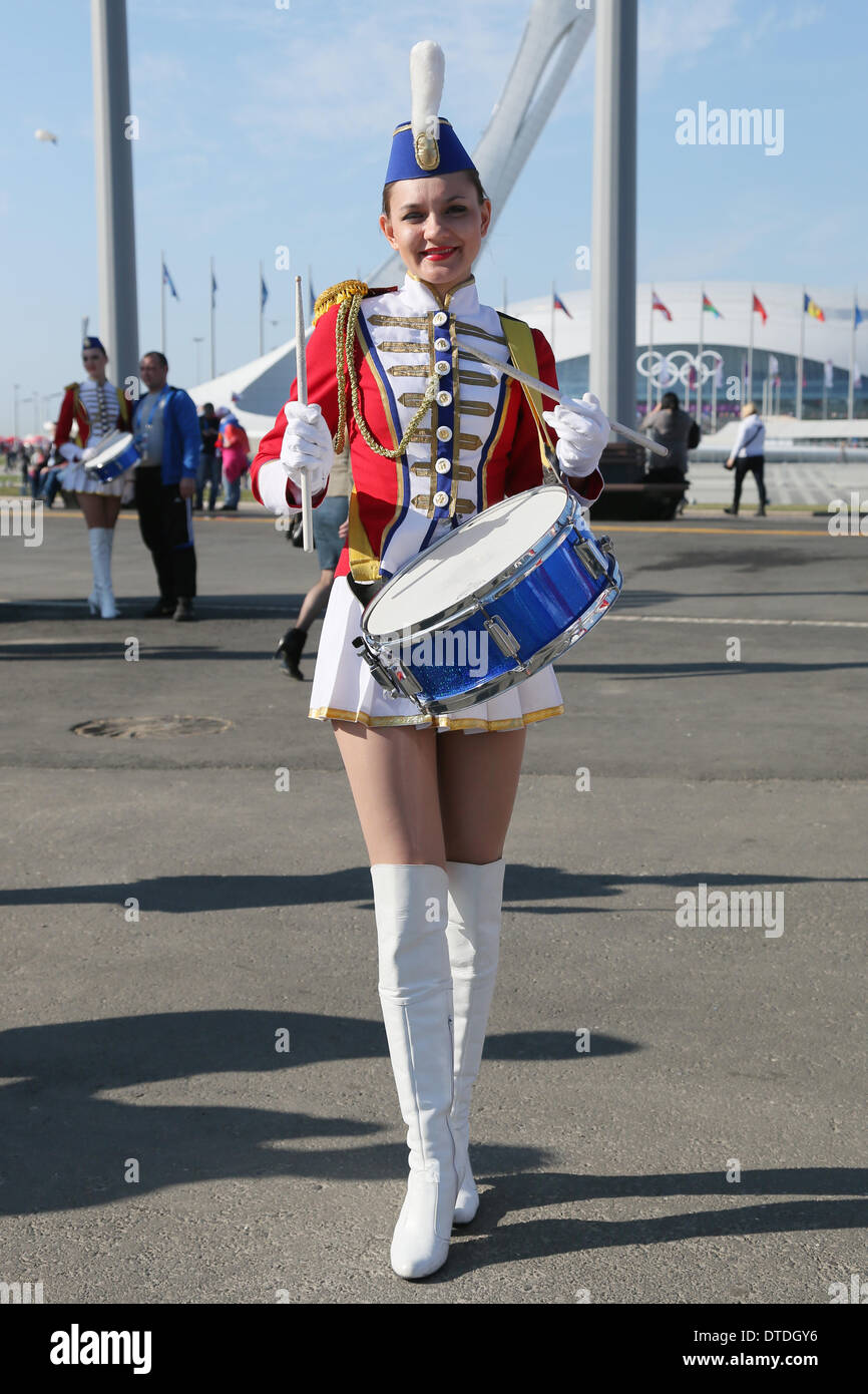 Sochi, Russie. Feb 15, 2014. Vue générale : Jeux Olympiques d'hiver de Sotchi en 2014 au Parc olympique de Sotchi, Russie . © Yusuke Nakanishi/AFLO SPORT/Alamy Live News Banque D'Images