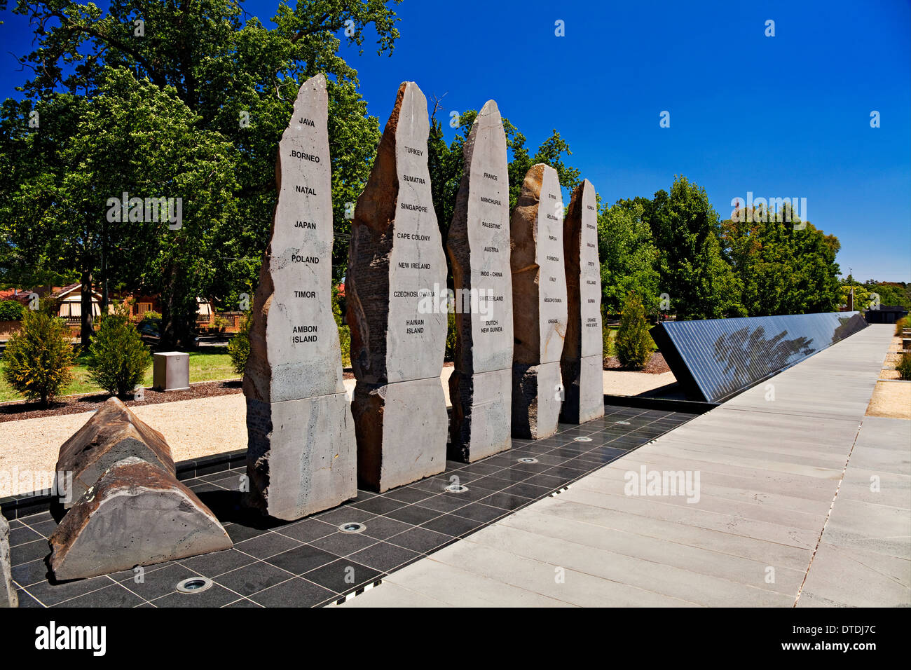 Ballarat Australie / Australian ex prisonnier de guerre Memorial Banque D'Images