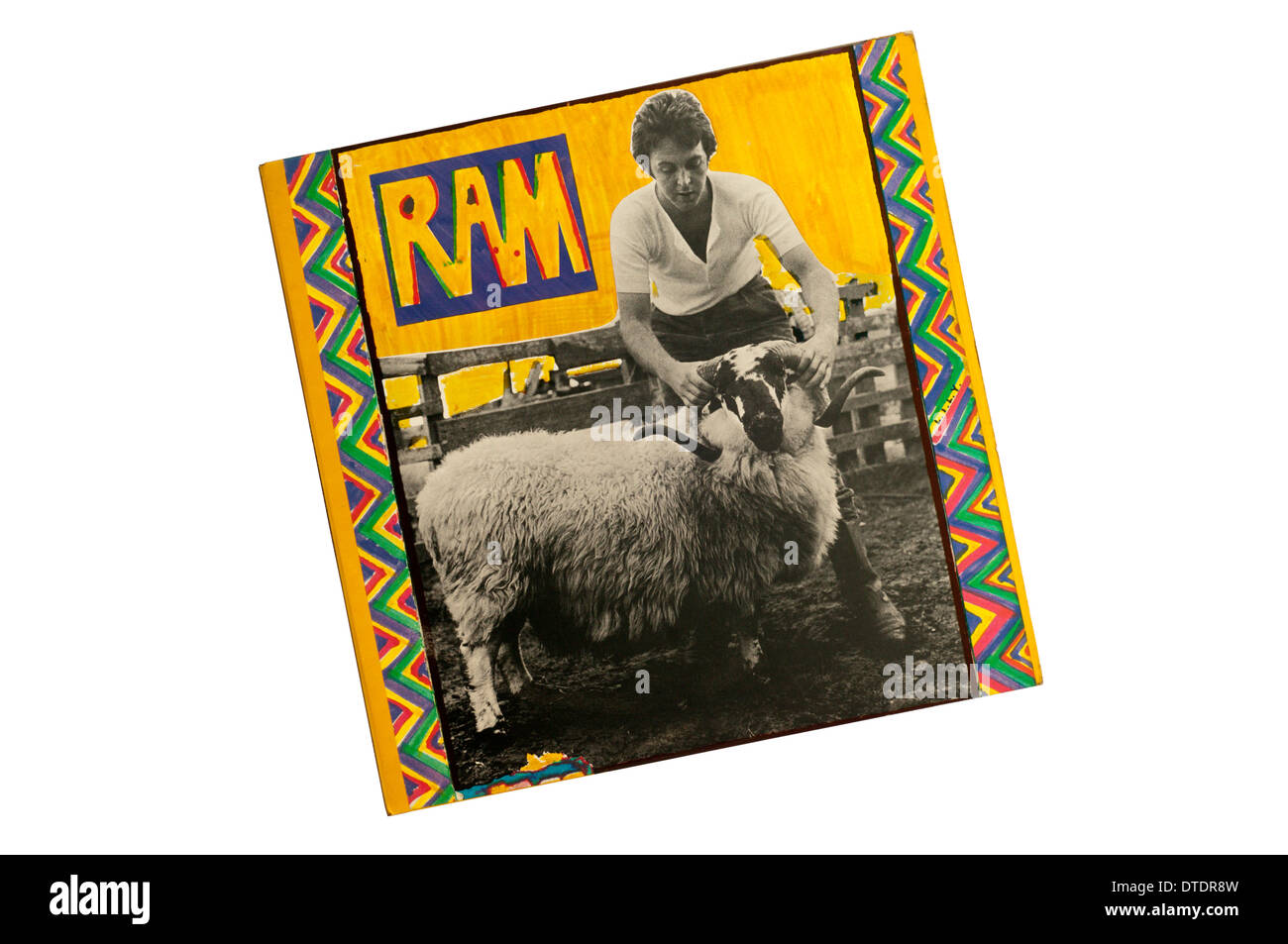 Publié en 1971, la RAM est le seul album à être crédité conjointement à Paul et Linda McCartney. Banque D'Images
