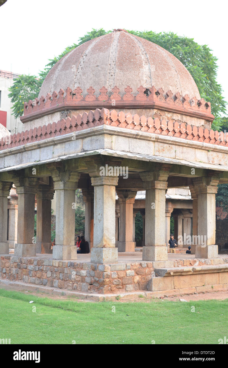 Photographie de paysage Fort Hauz Khas Banque D'Images