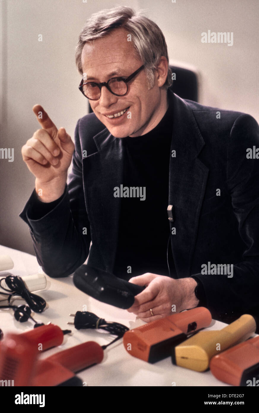 Dieter Rams directeur du design de Braun 1979 Photo Stock - Alamy
