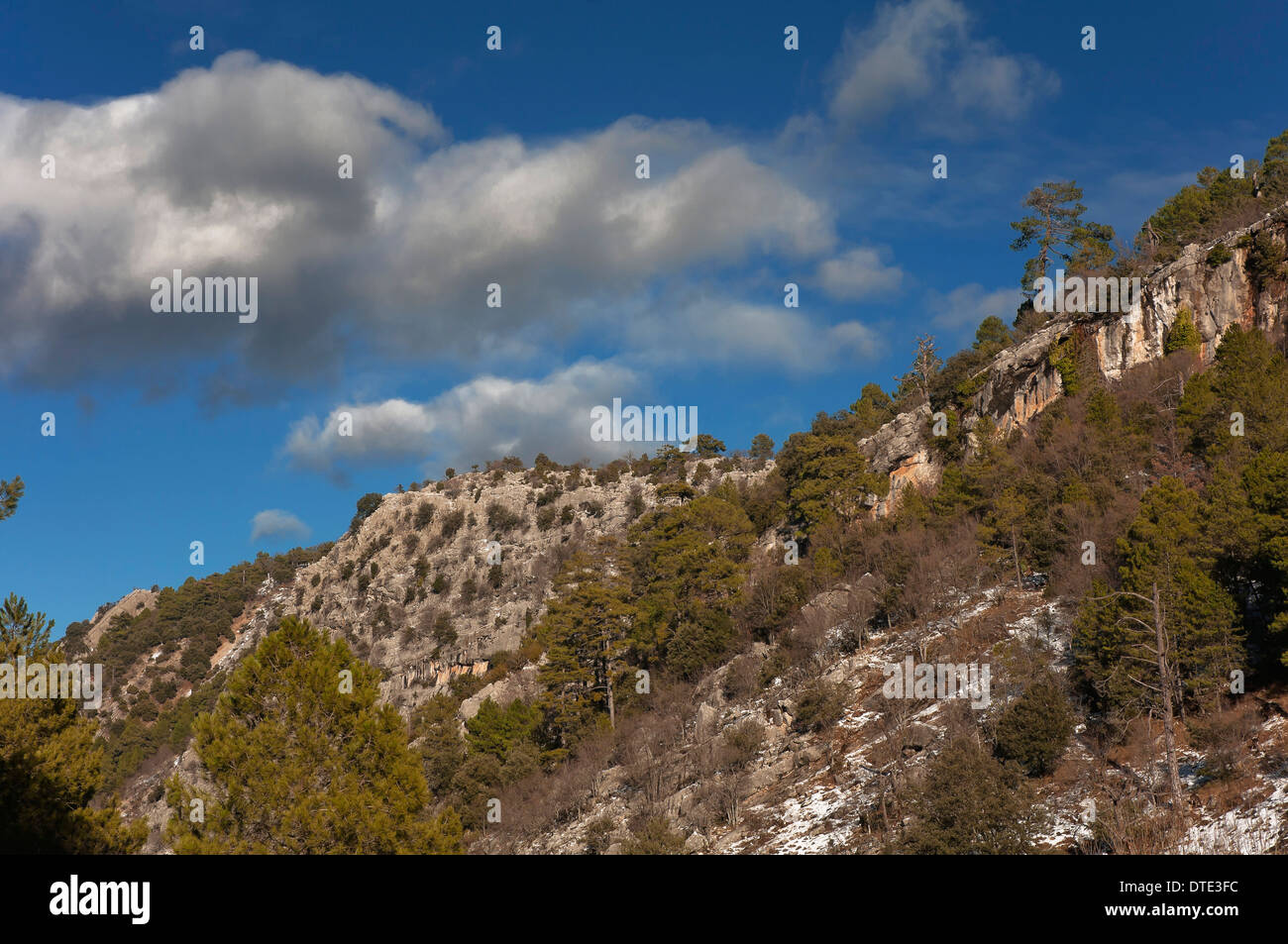 Paysage rocheux, Parc Naturel des Sierras de Cazorla, Segura y Las Villas Jaen-province, région d'Andalousie, Espagne, Europe Banque D'Images
