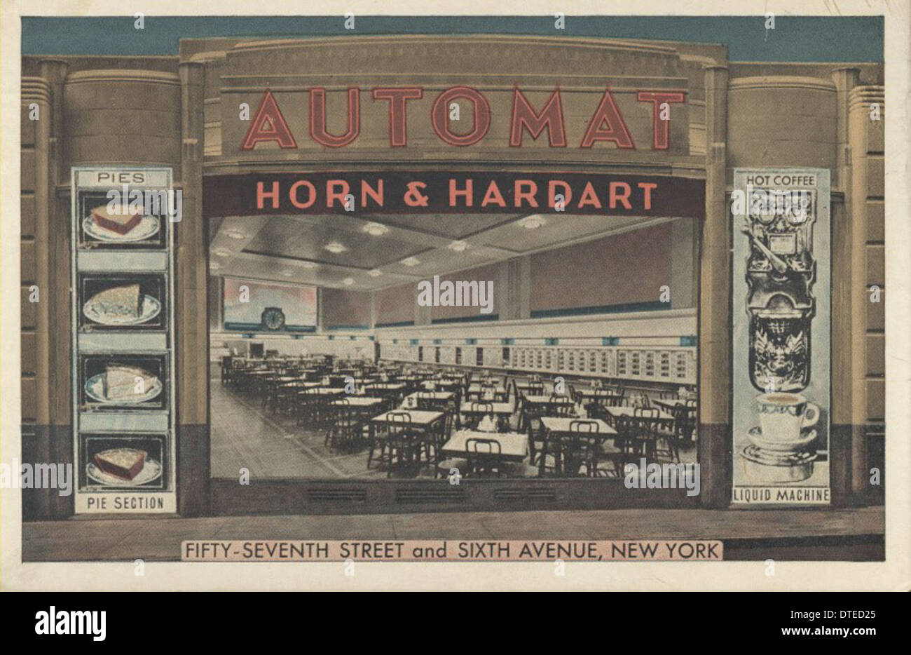 Horn & Hardart Automat Photo Stock - Alamy
