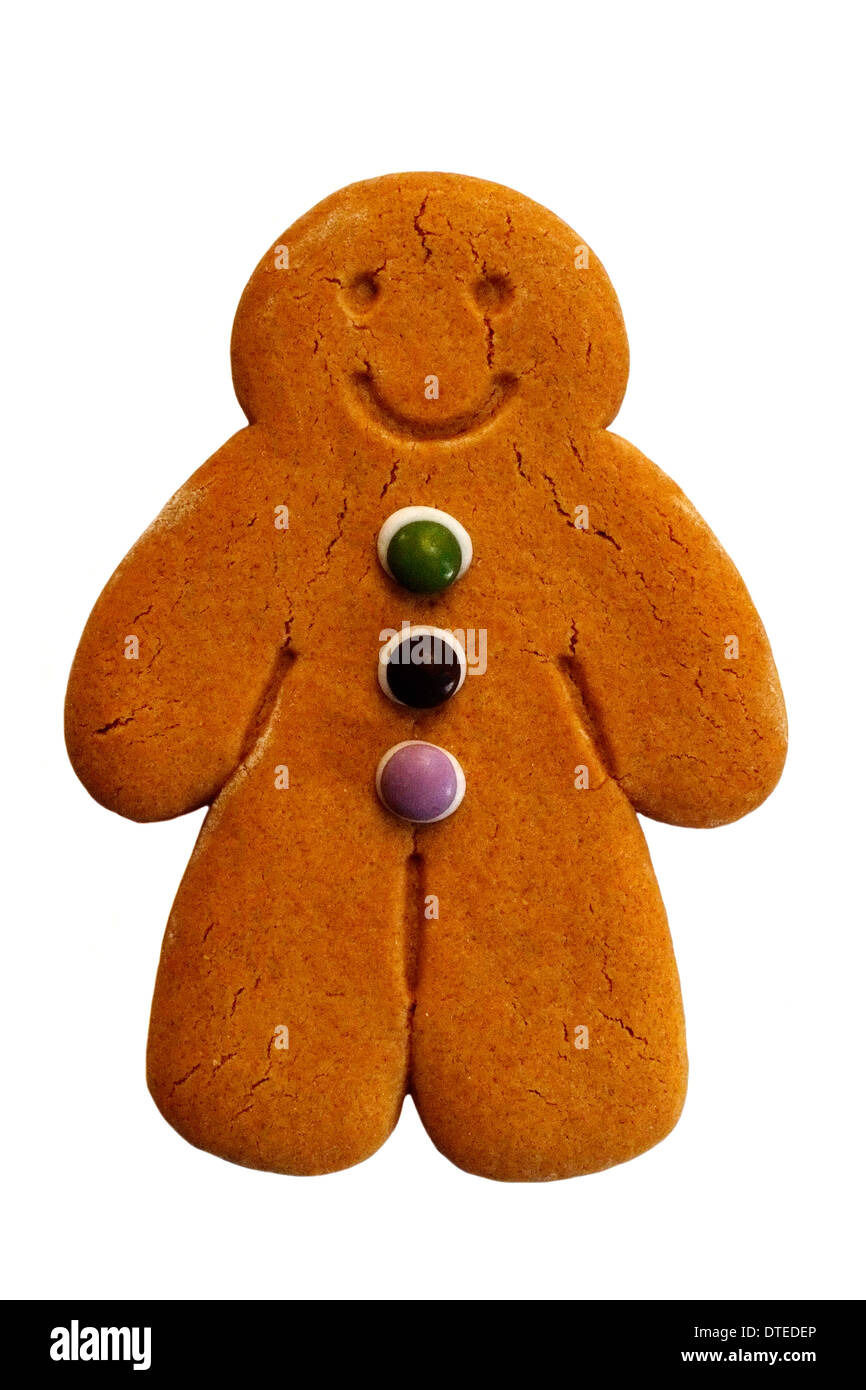 Gingerbread Man figure de saint Valentin et fêtes de Pâques Banque D'Images