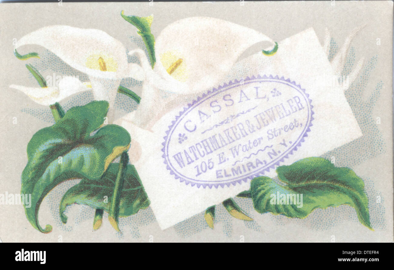 Horloger Bijoutier & Cassal Banque D'Images