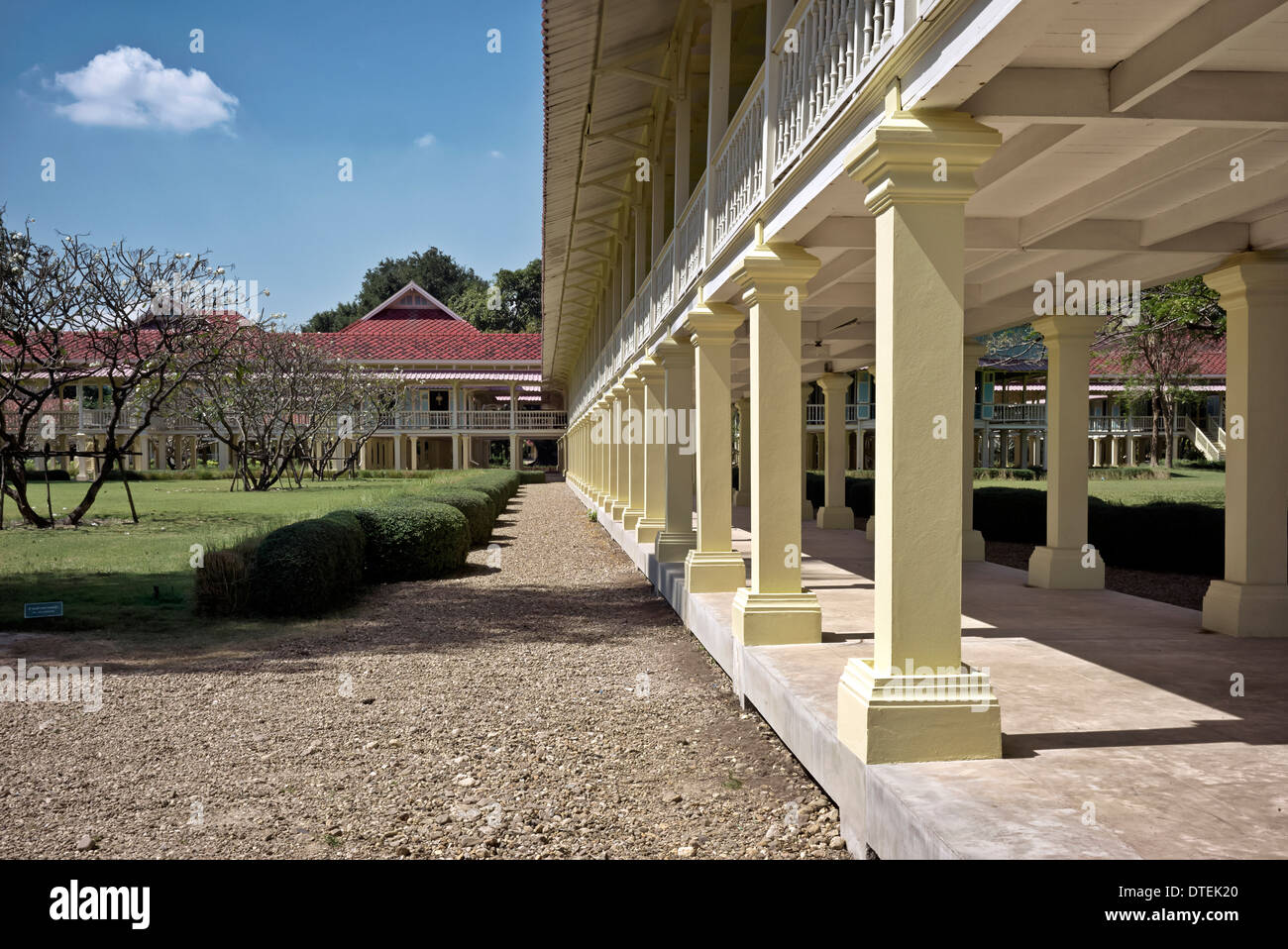 Palais MaruekhaThayawan Hua Hin. Construit en 1923 pour le Roi Rama V1. S. E. Asie Thaïlande Banque D'Images