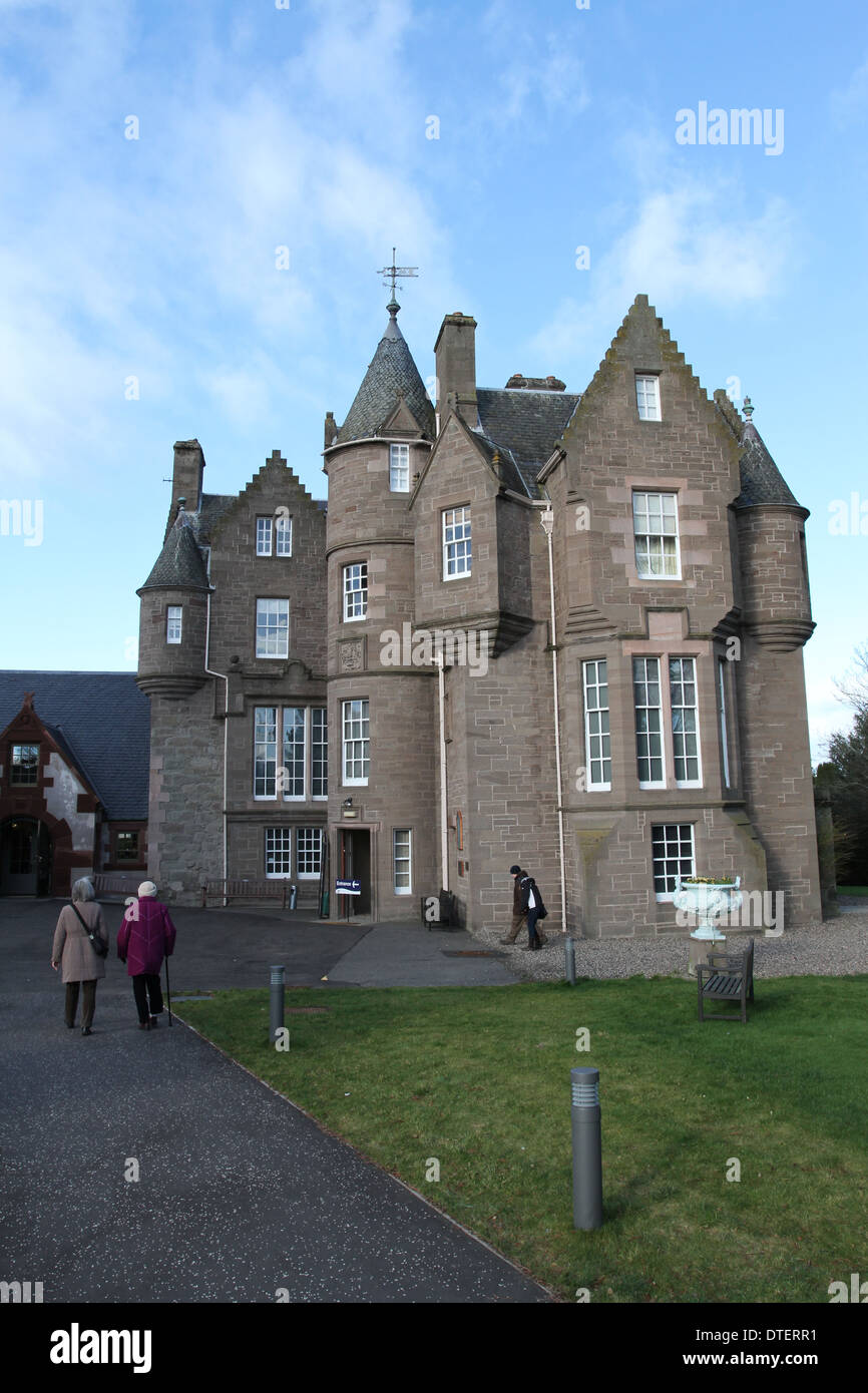 Extérieur de la Musée de la Black Watch Perth Ecosse Février 2014 Banque D'Images