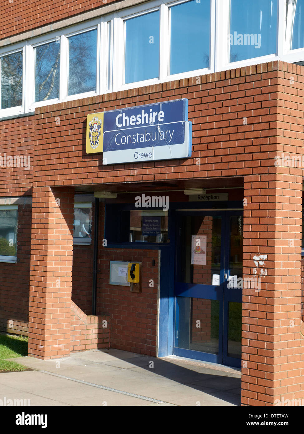 Cheshire Constabulary à Crewe Cheshire UK Banque D'Images