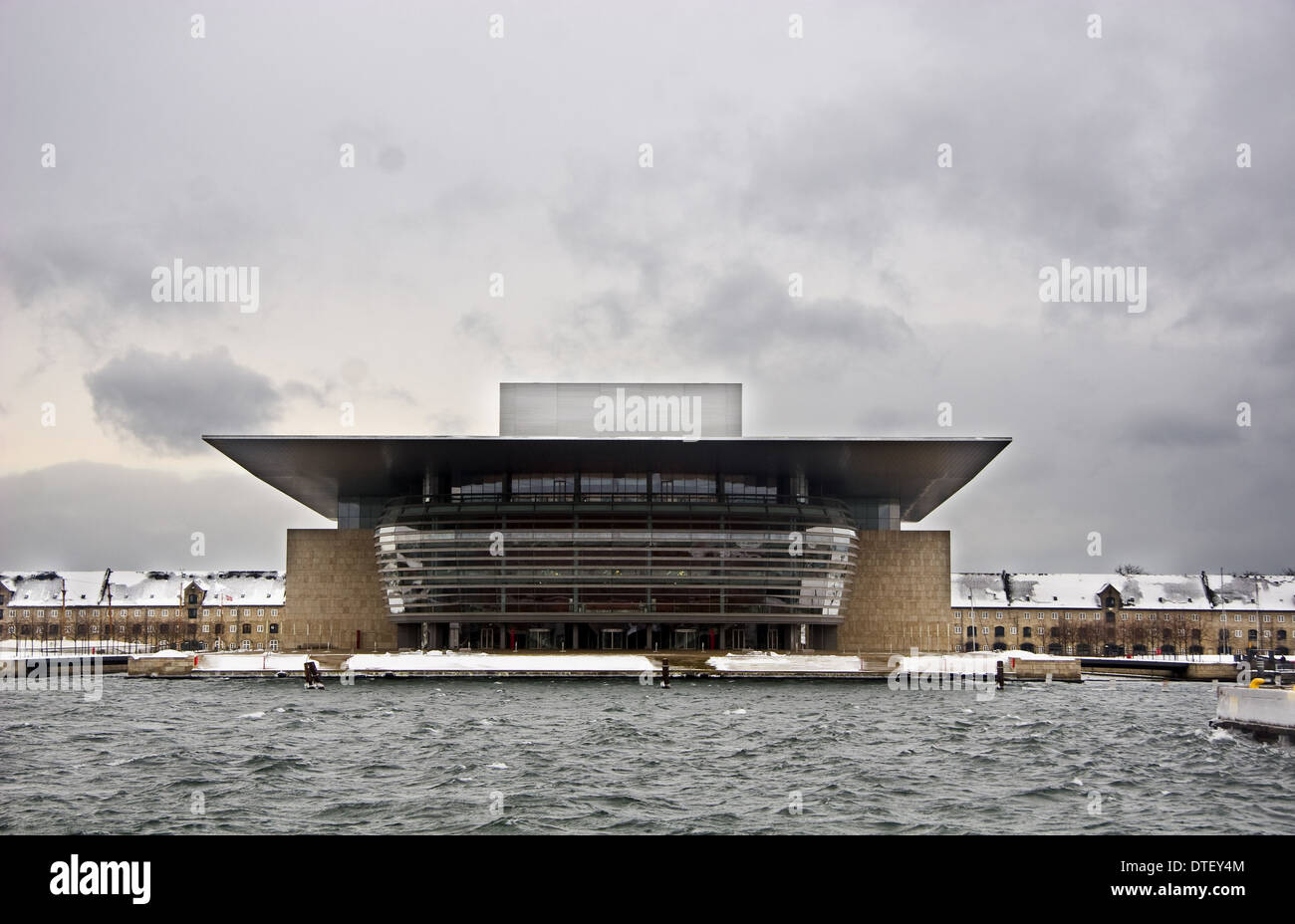 Nouvel Opéra de Copenhague, l'architecte Henning Larsen Banque D'Images