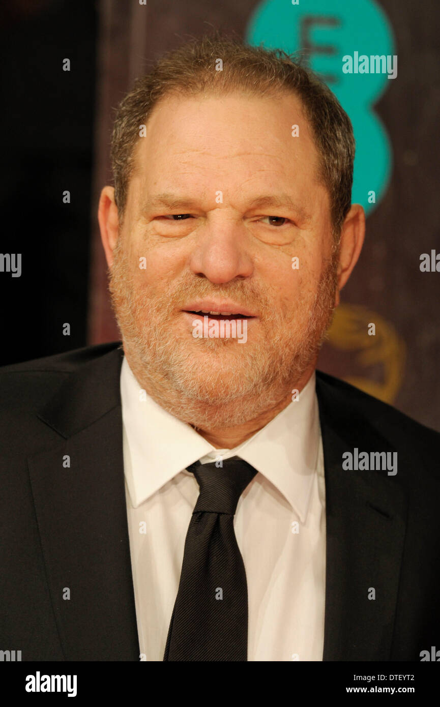 London, UK, 16/02/2014 : Tapis Rouge Les arrivées à l'EE British Academy Film Awards. Les personnes sur la photo : Harvey Weinstein. Photo par Julie Edwards Banque D'Images