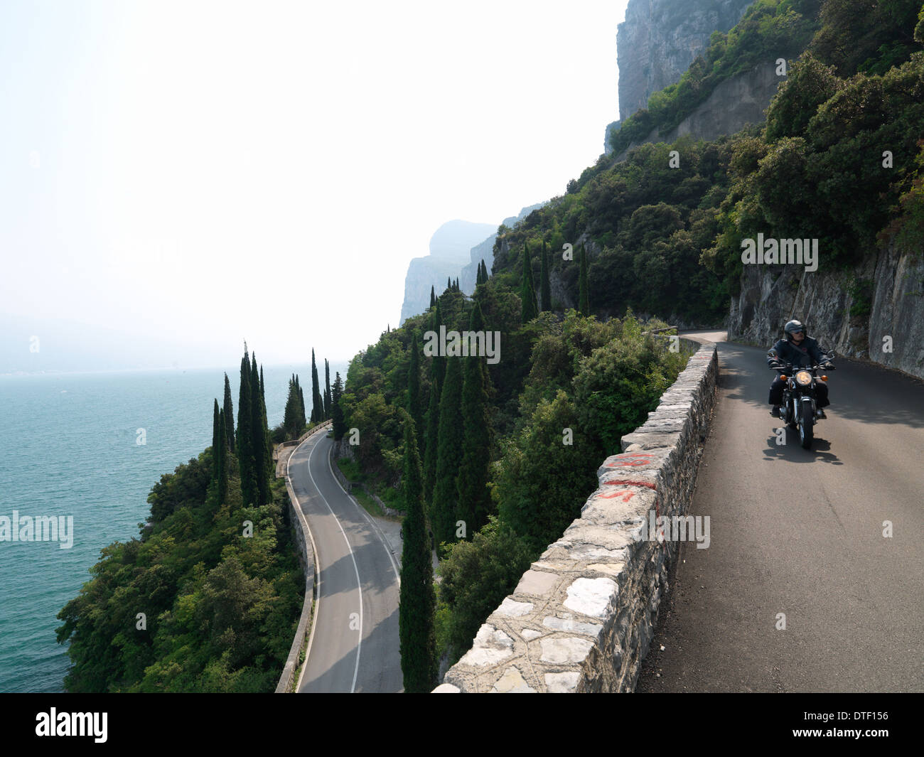 Tremosine, Italie, la serpentine Banque D'Images