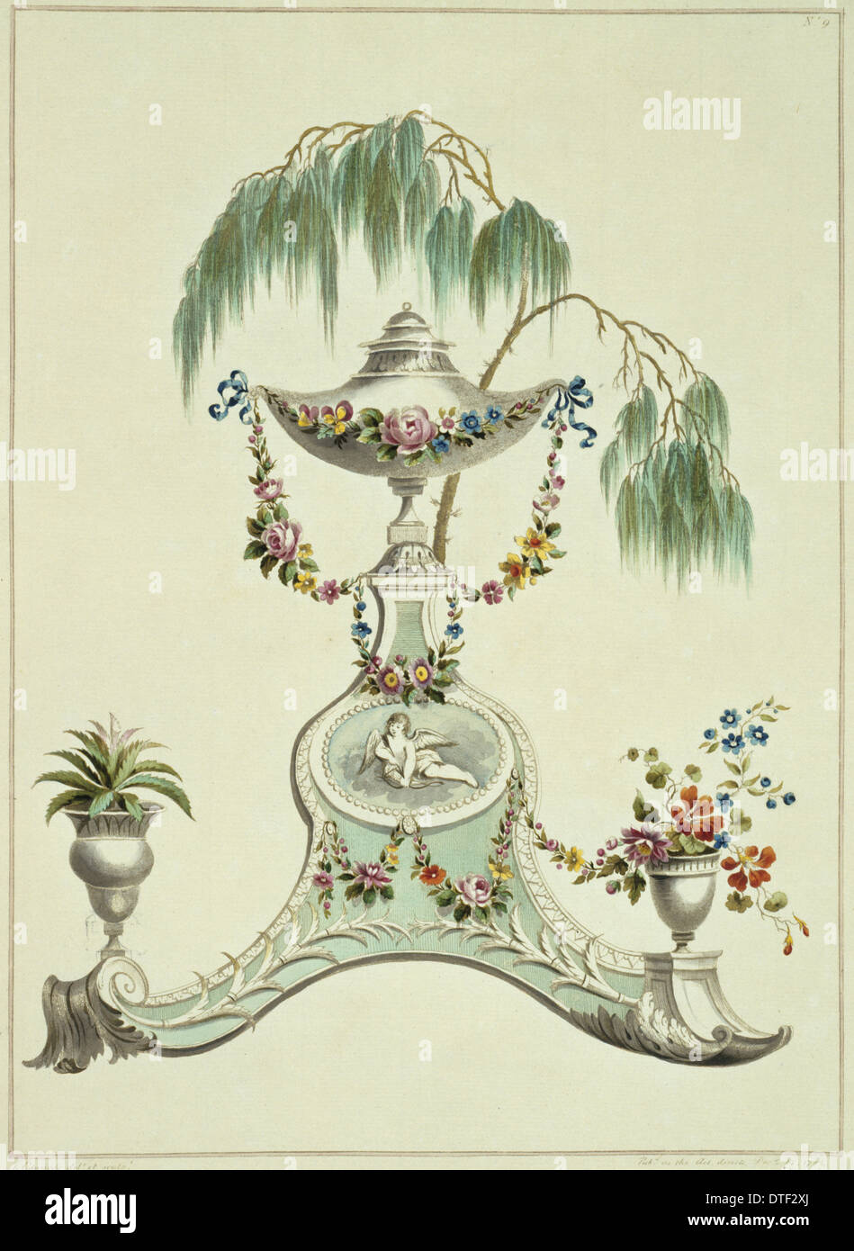 Folio 10 à partir d'une collection de fleurs par John Edwards Banque D'Images