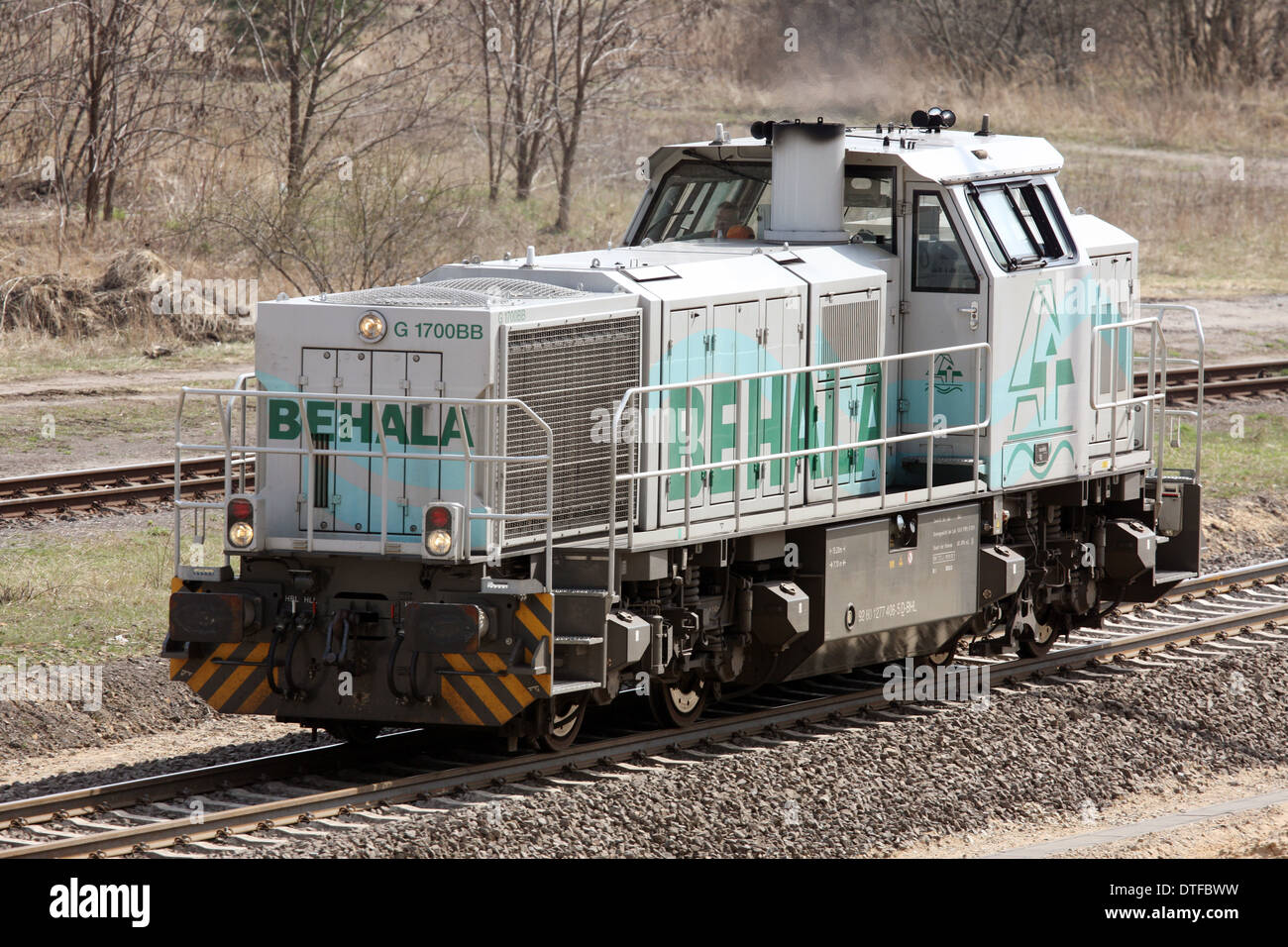 Berlin, Allemagne, BEHALA locomotive diesel Banque D'Images