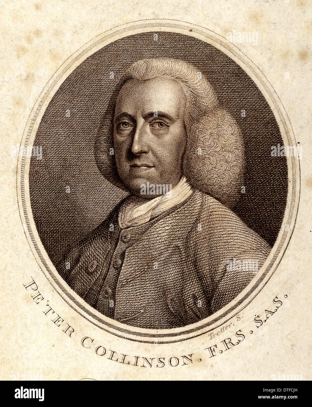 Peter Collinson (1694-1768) Banque D'Images
