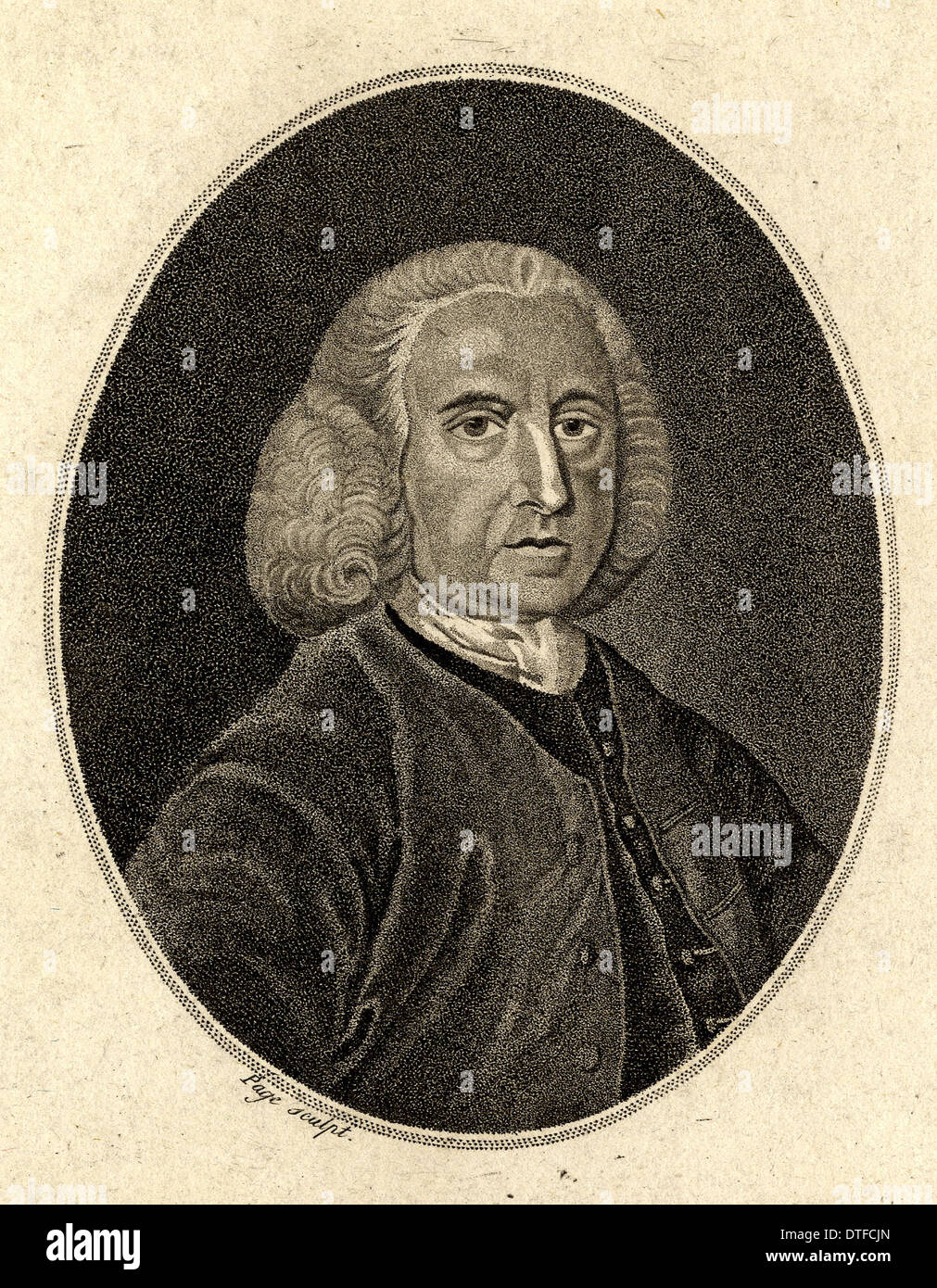 Peter Collinson (1694-1768) Banque D'Images