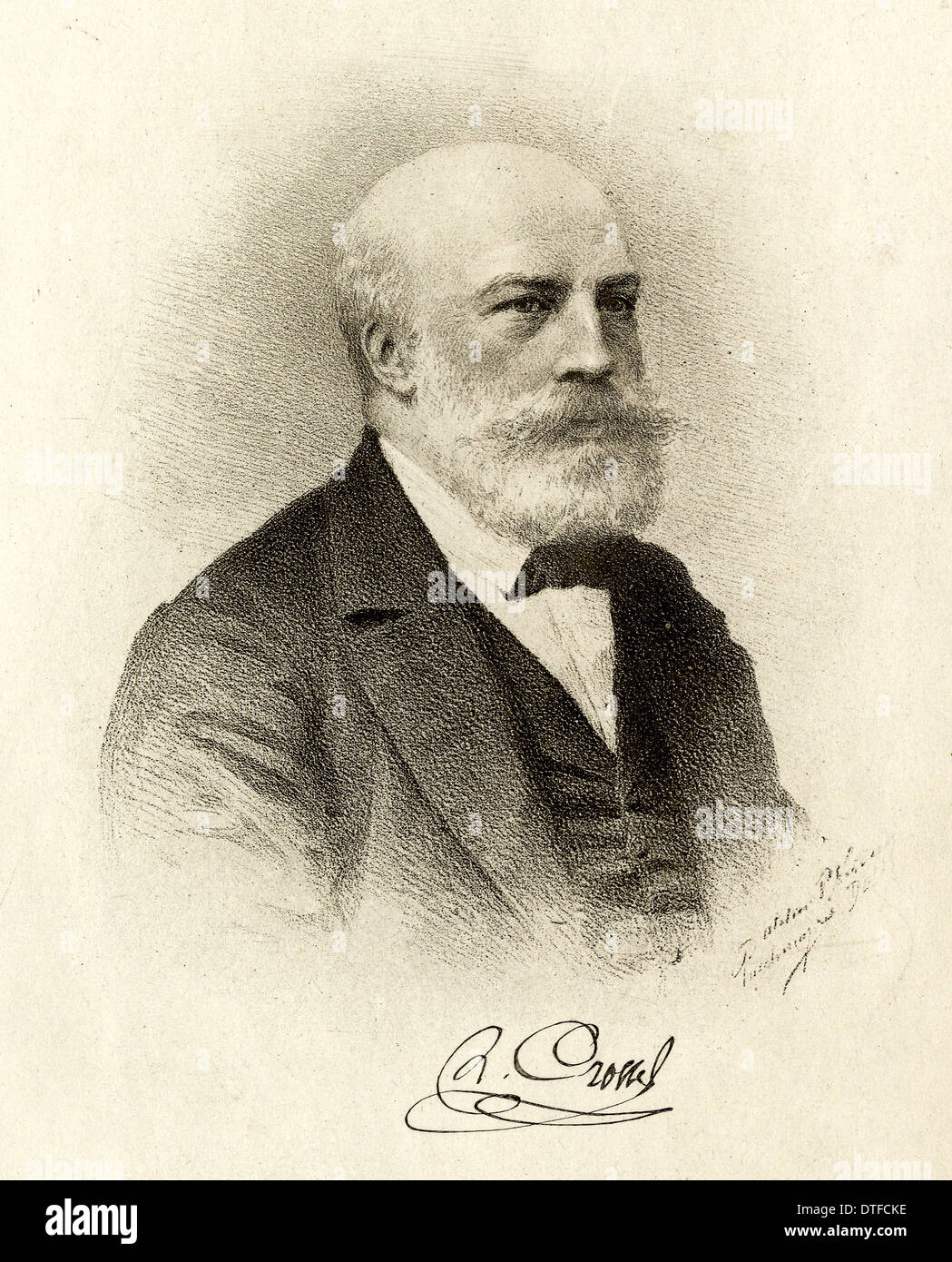 Joseph Charles Hippolyte Croix (1826-1898) Banque D'Images
