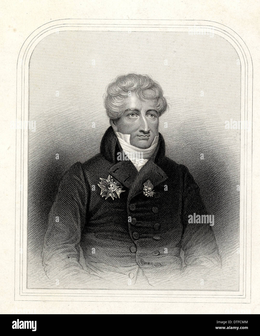 Le Baron Georges Cuvier (1769-1832) Banque D'Images